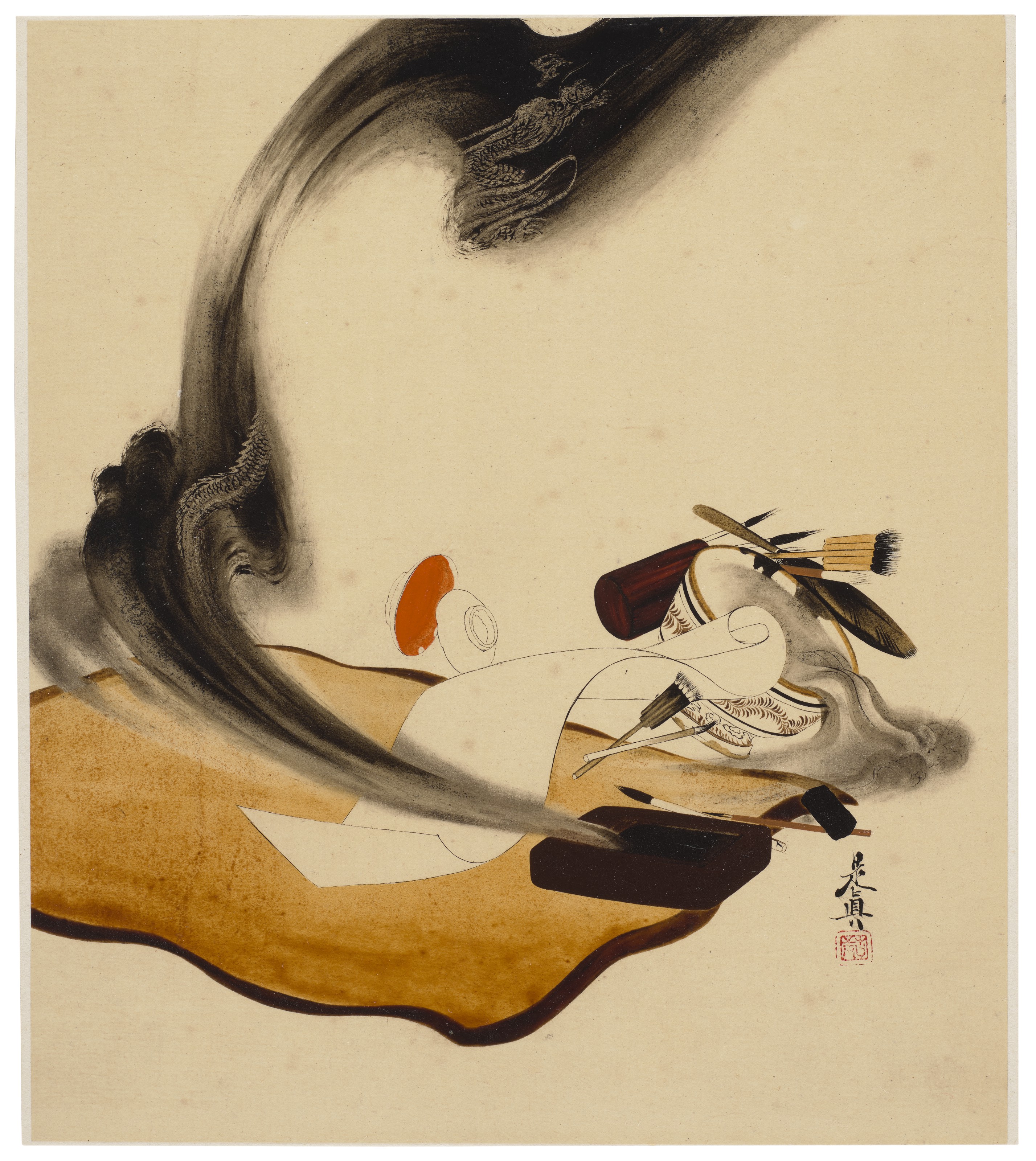 Shibata Zeshin — Пейзажи, растения и животные четырех времен года, изображение 7
