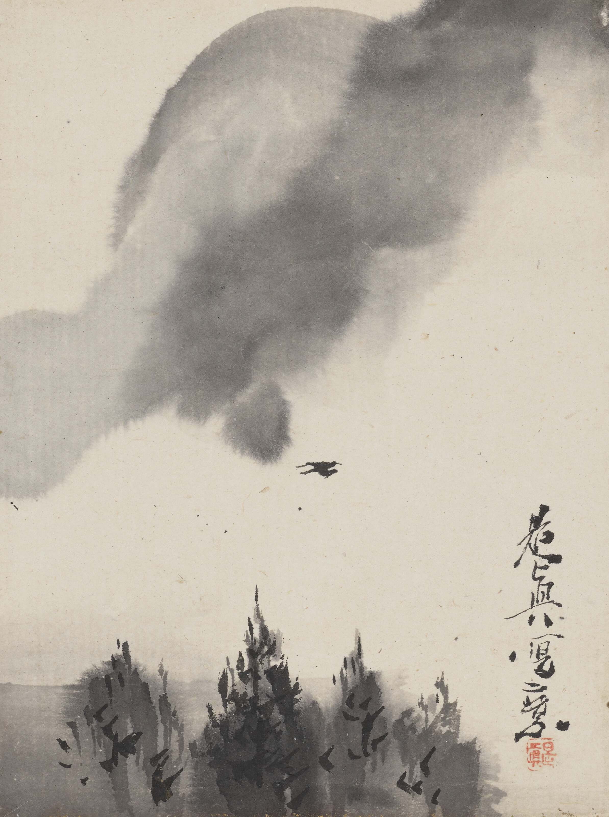 Shibata Zeshin — пейзаж