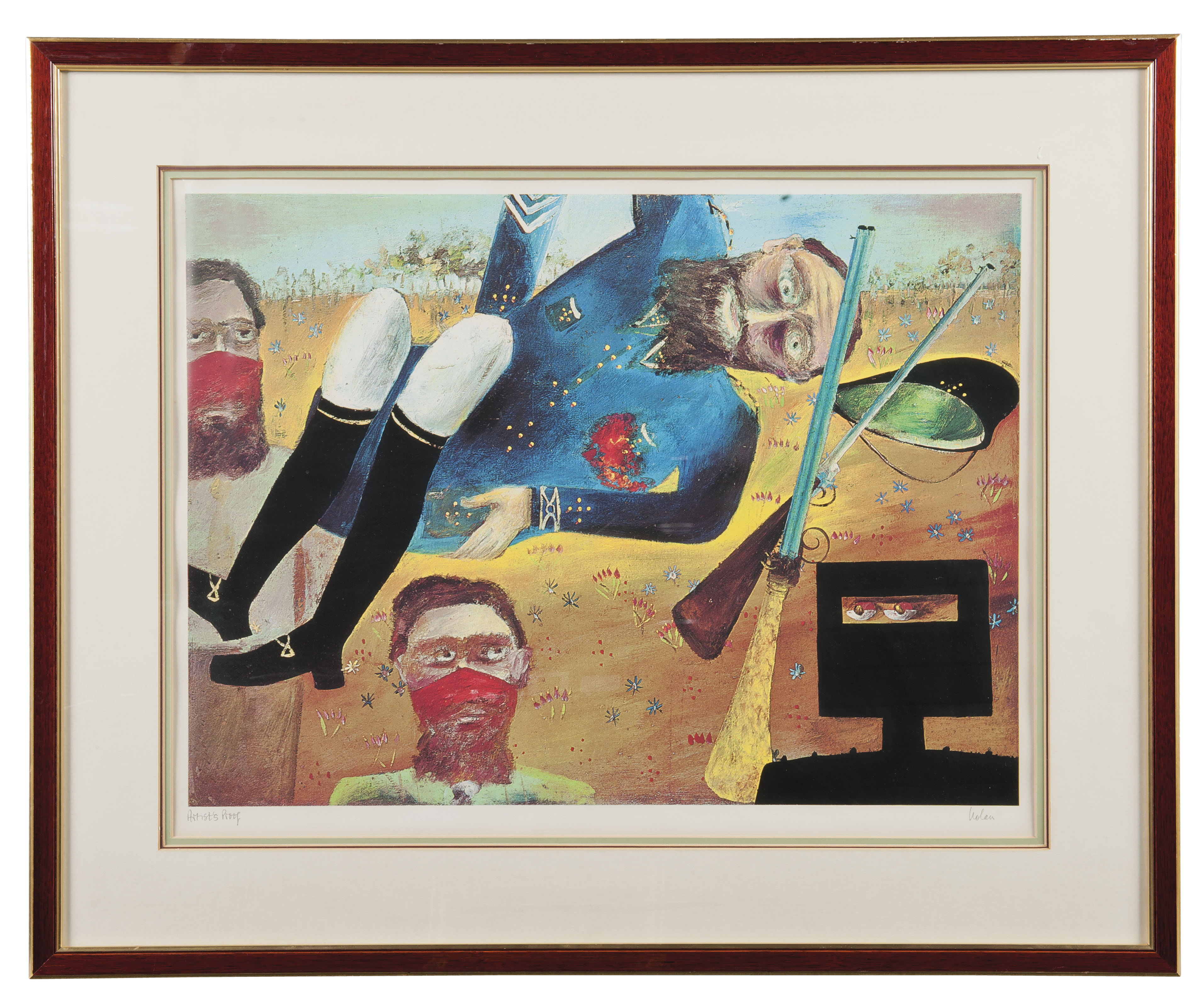 Sidney Robert Nolan — Нед Келли; констебль Фитцпатрик с Кейт Келли; Ручей Стрингибарк; Гленроуэн и судебный процесс, изображение 2