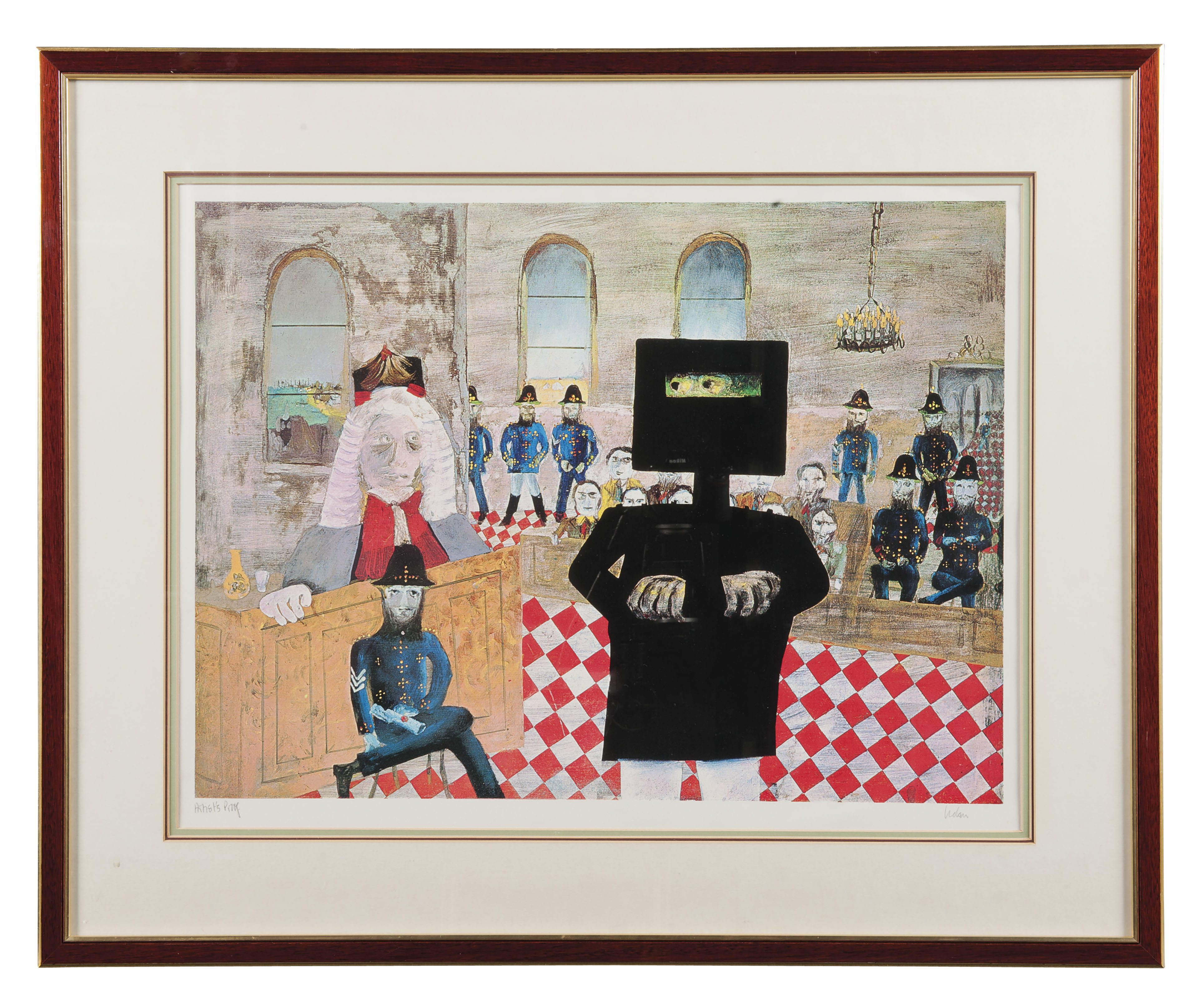 Sidney Robert Nolan — Нед Келли; констебль Фитцпатрик с Кейт Келли; Ручей Стрингибарк; Гленроуэн и судебный процесс, изображение 3
