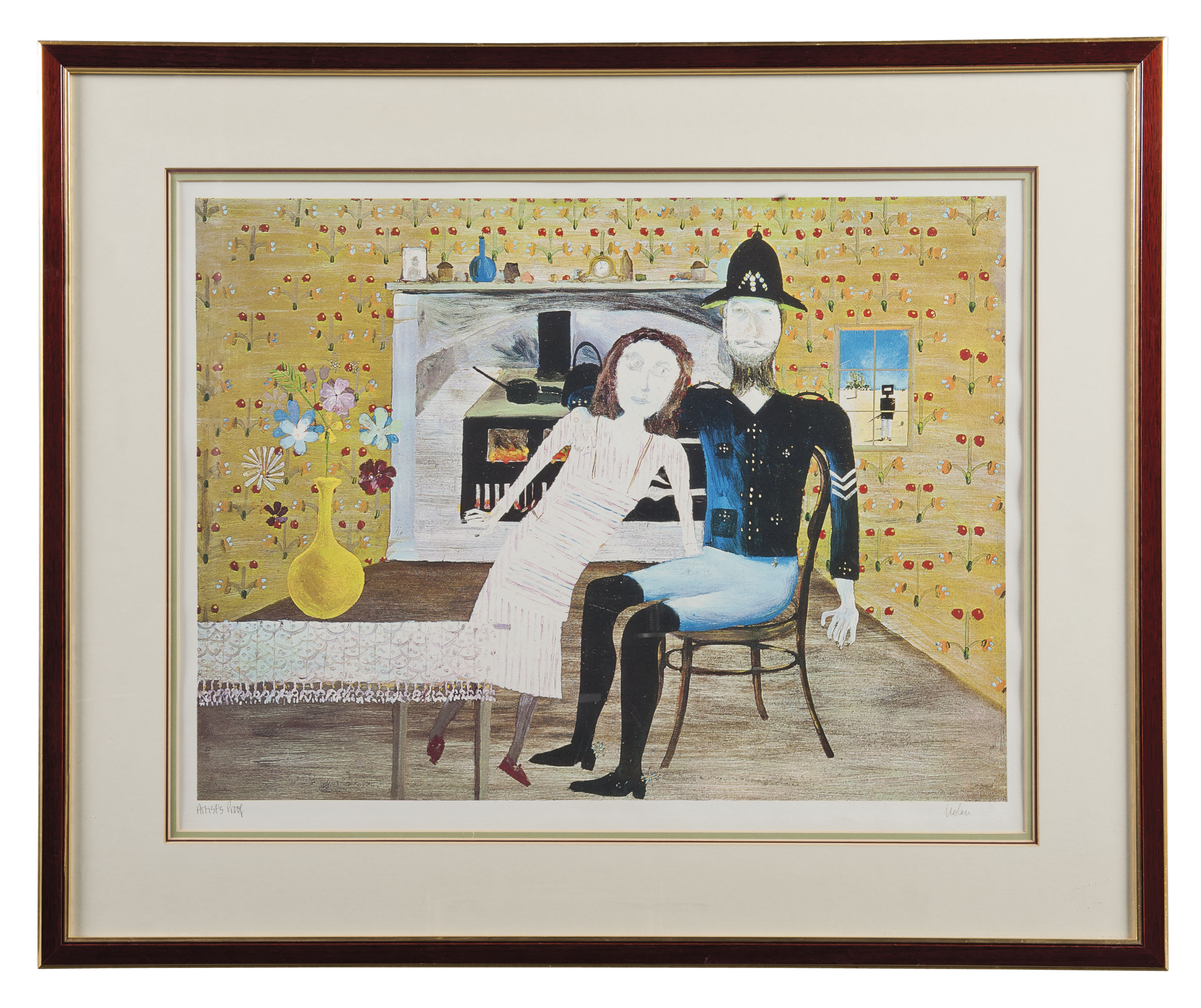 Sidney Robert Nolan — Нед Келли; констебль Фитцпатрик с Кейт Келли; Ручей Стрингибарк; Гленроуэн и судебный процесс, изображение 5