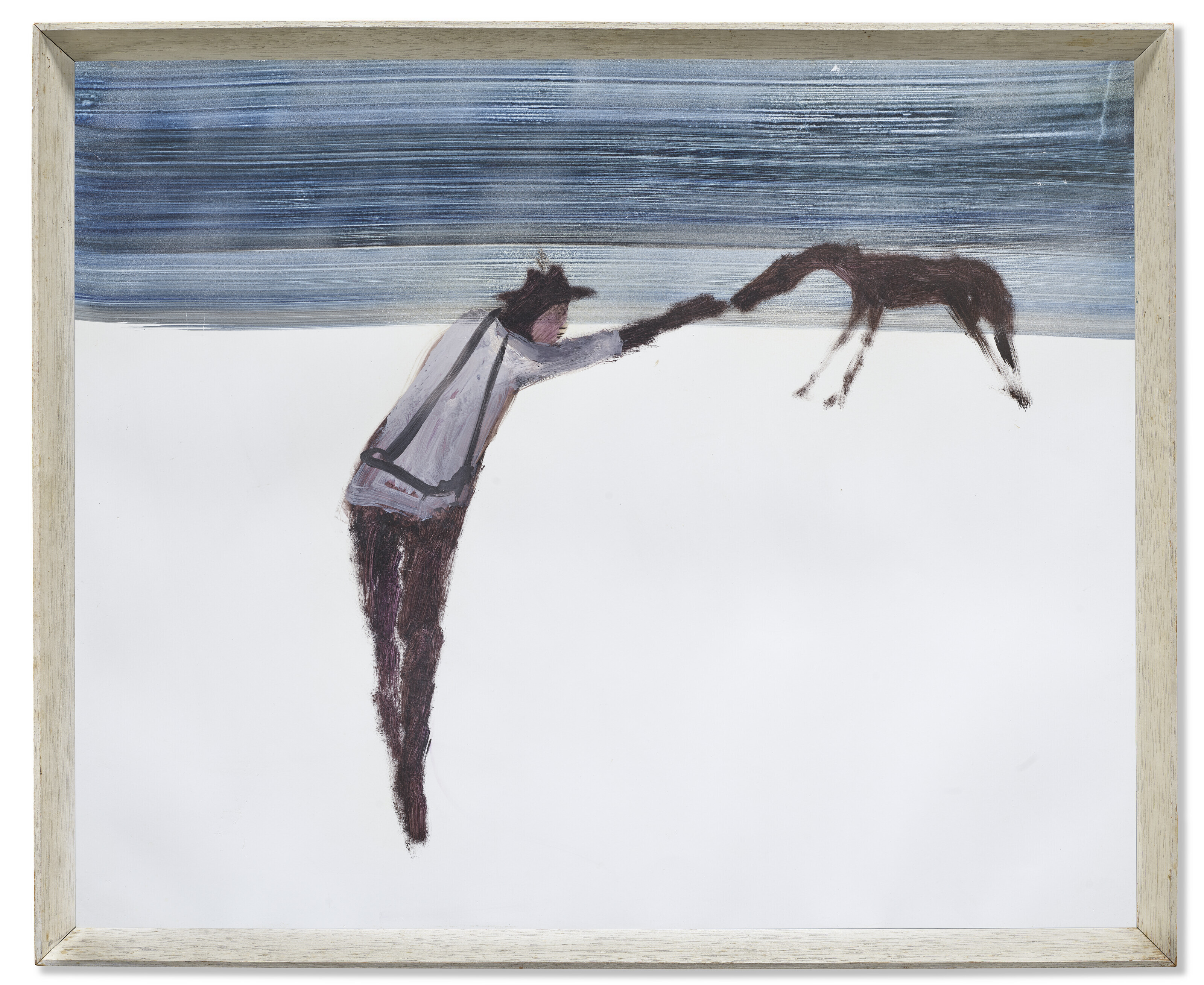Sidney Robert Nolan — Мужчина кормит лошадь, изображение 2