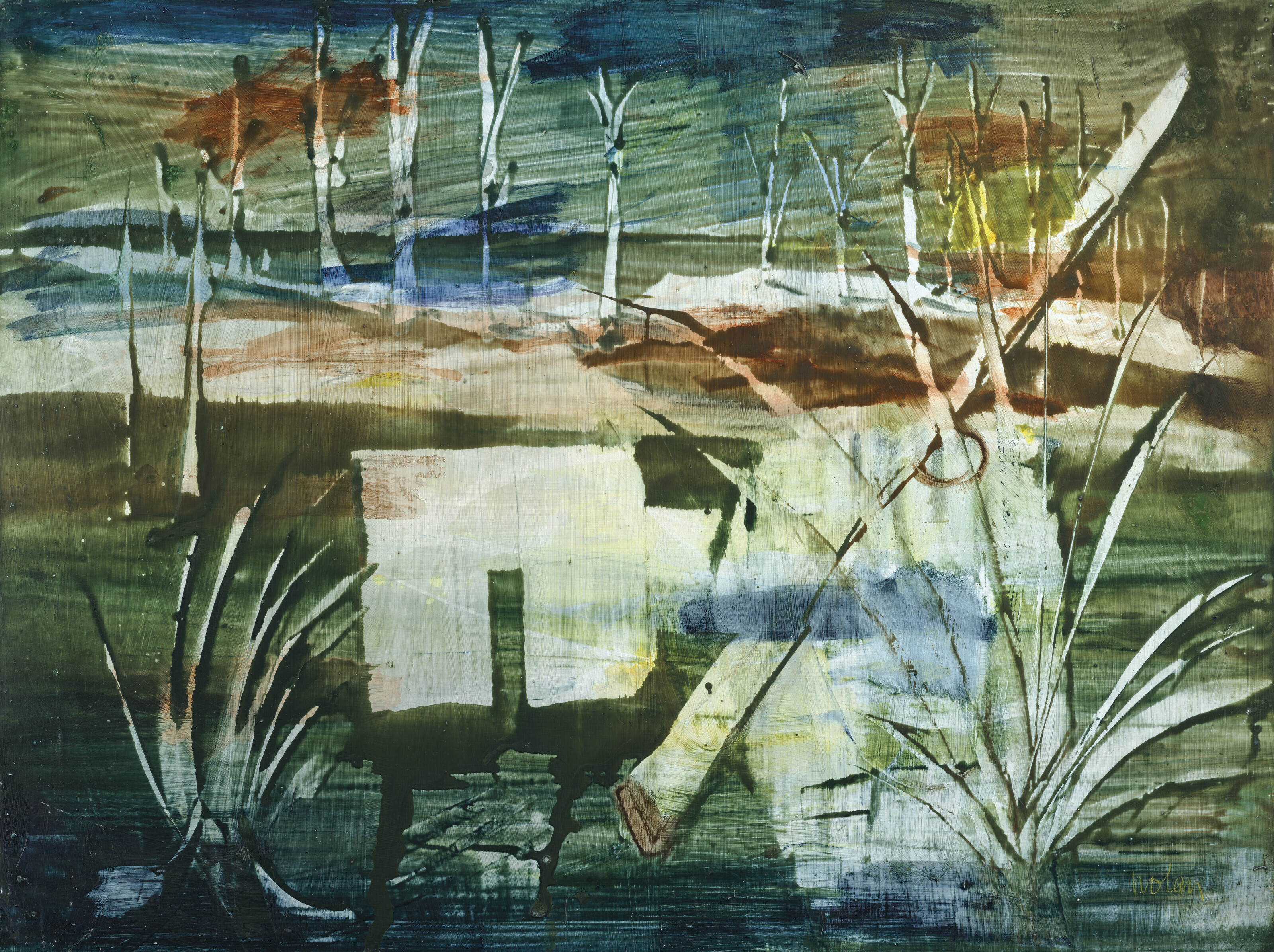 Sidney Robert Nolan — Келли в болоте