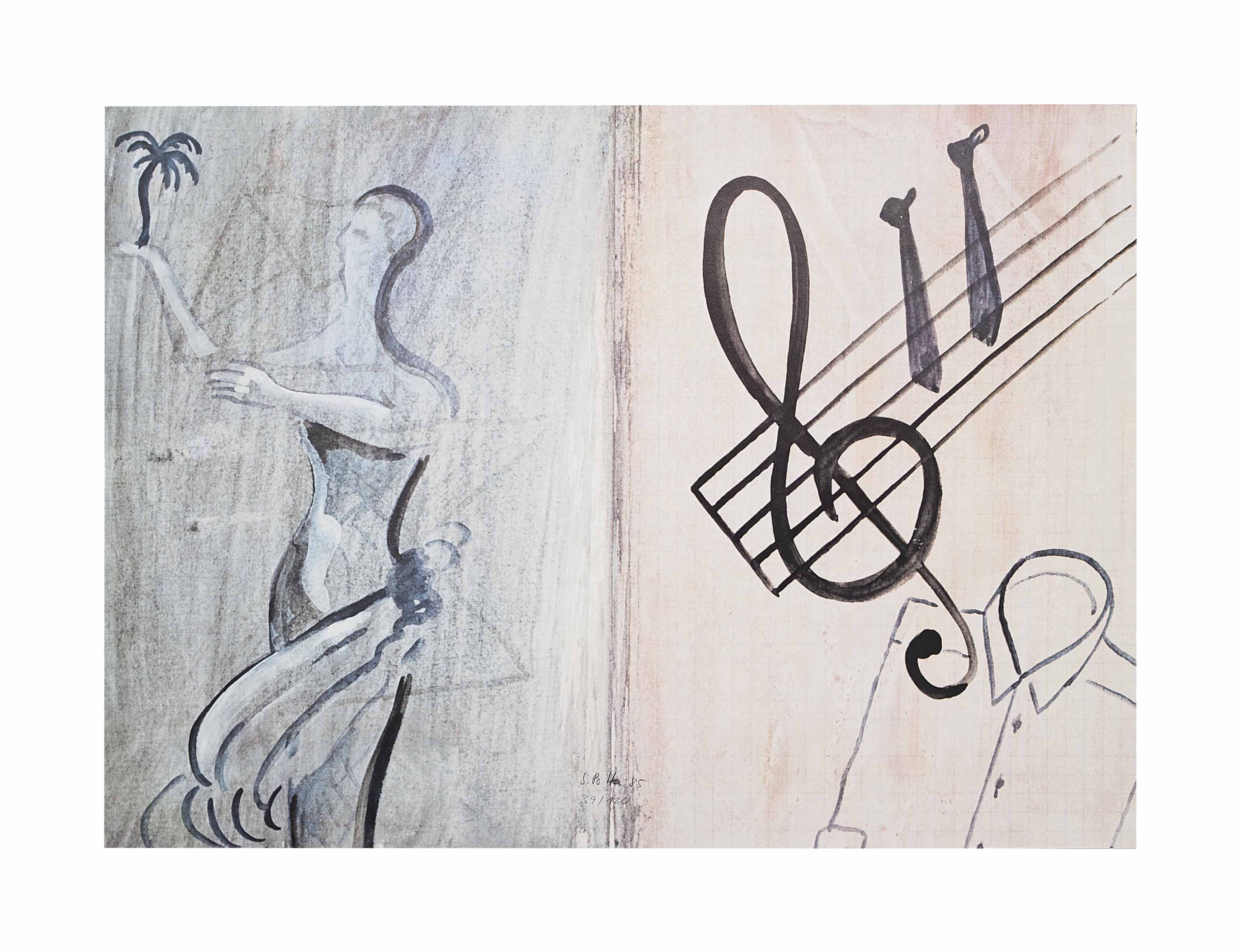 Sigmar Polke — Блюментопф, Нотеншлюссель и Шпазершток