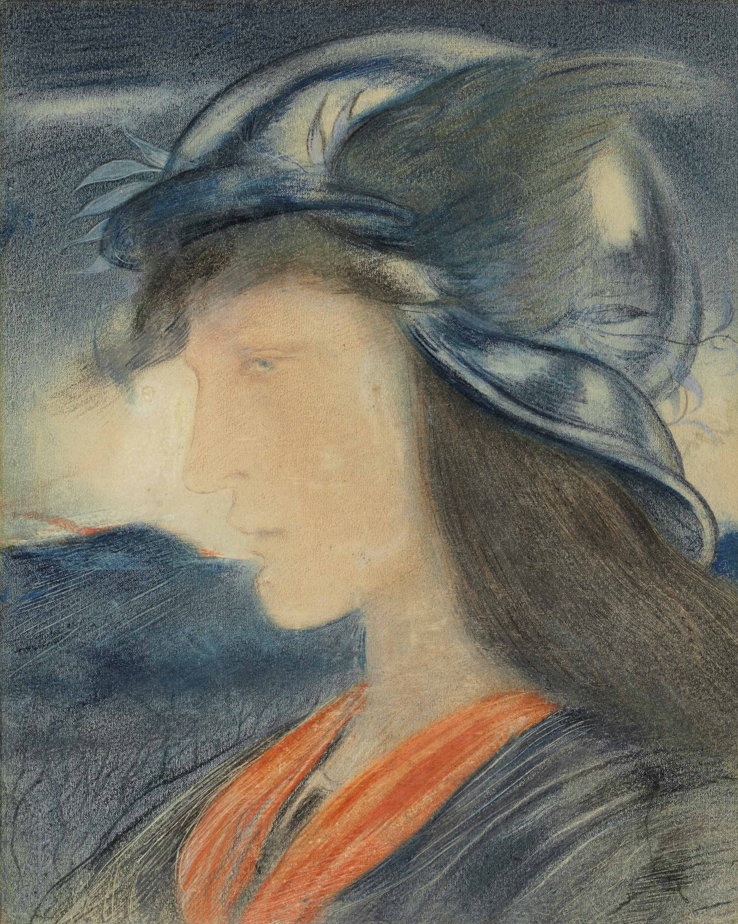 Simeon Solomon — Персей, или голова Меркурия