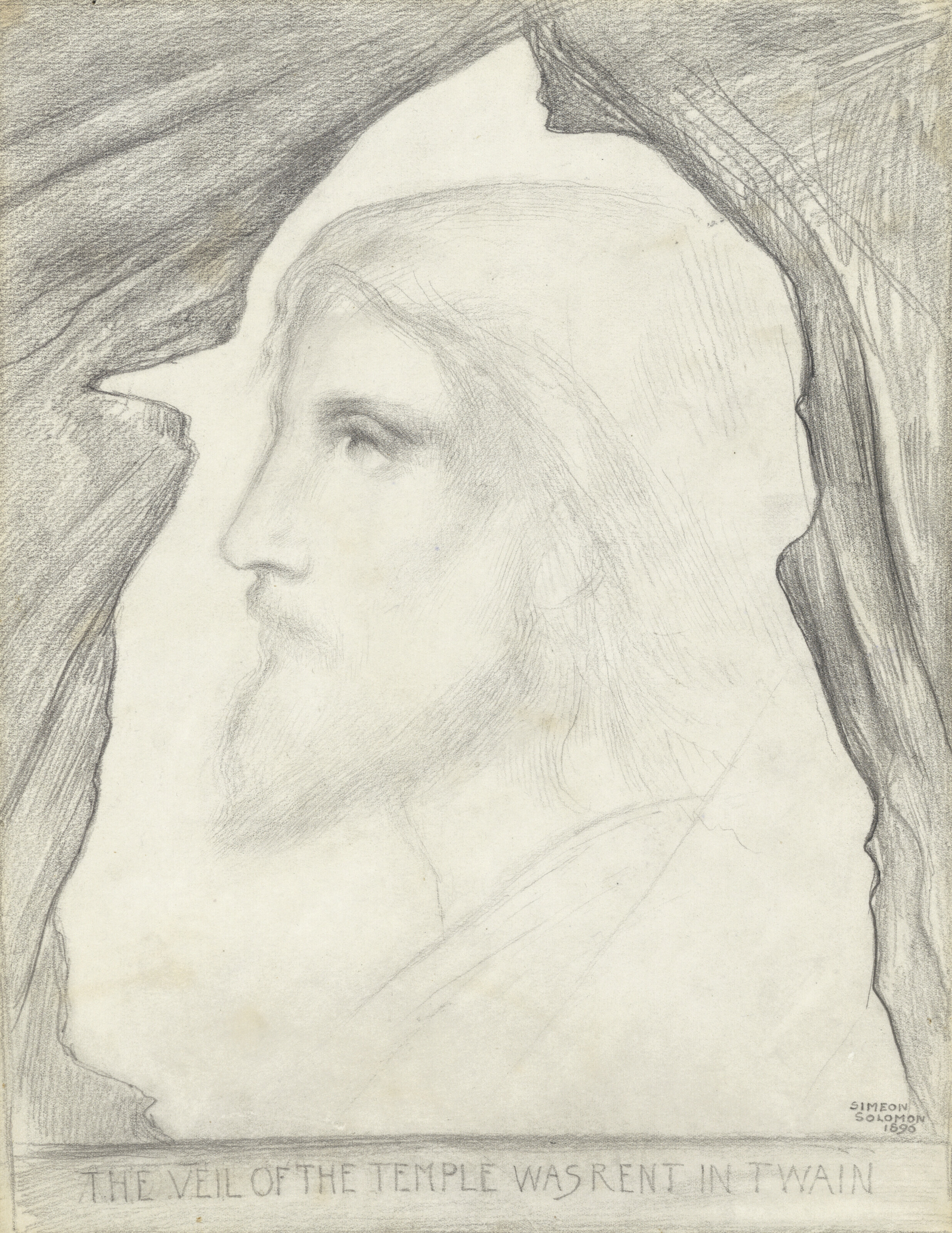 Simeon Solomon — Завеса в Храме была разорвана надвое