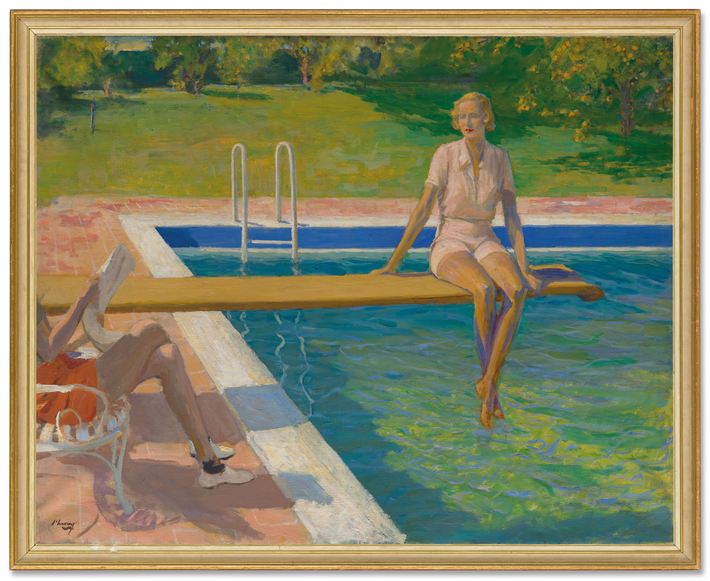 Sir John Lavery — Виконтесса Каслросс, Палм-Спрингс, изображение 2