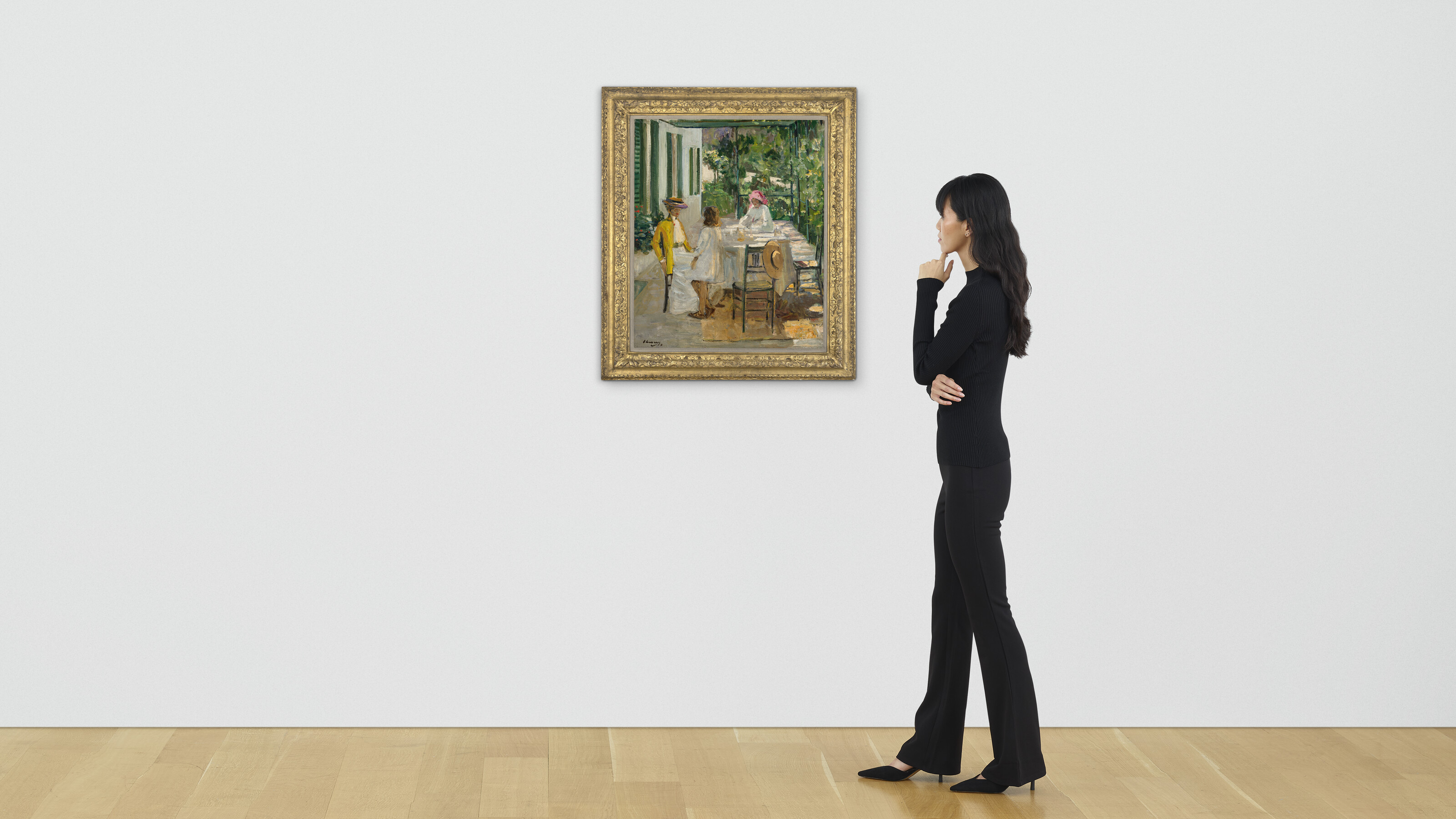 Sir John Lavery — После завтрака - Танжер, изображение 4