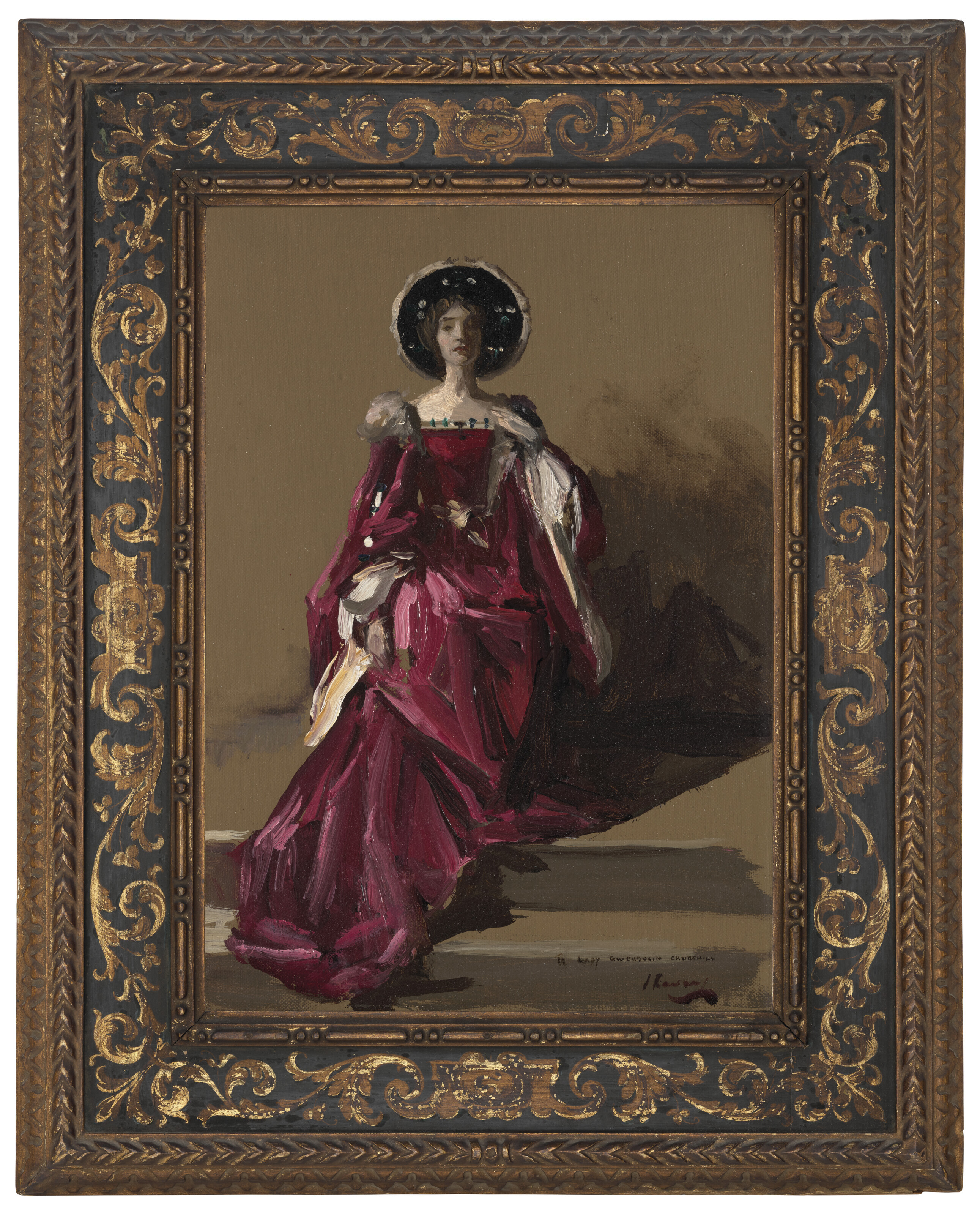 Sir John Lavery — Леди Гвенделин Спенсер-Черчилль в "Венецианском купце", изображение 3