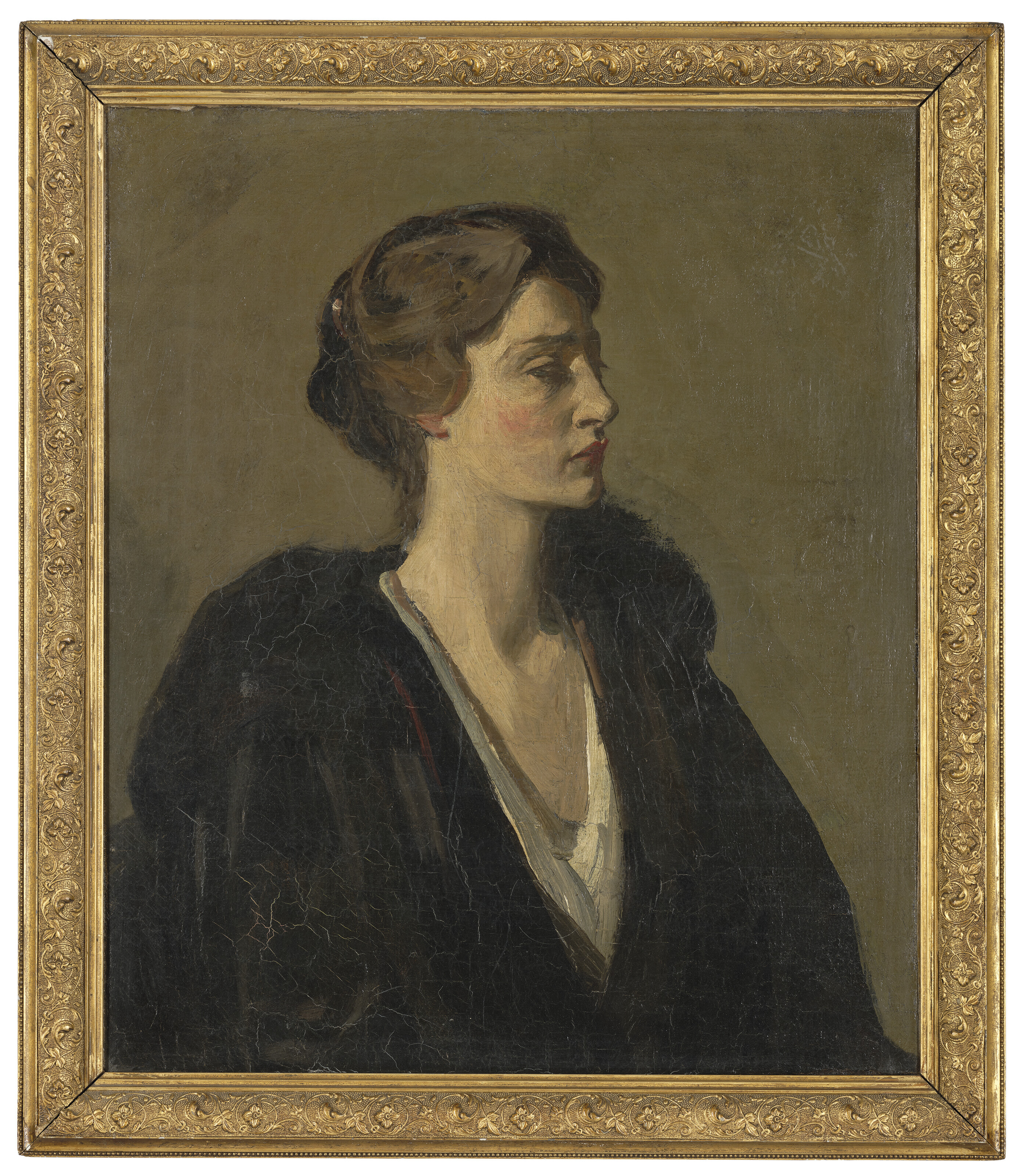 Sir John Lavery — Дама в черном (леди Гвенделин Спенсер-Черчилль), изображение 2