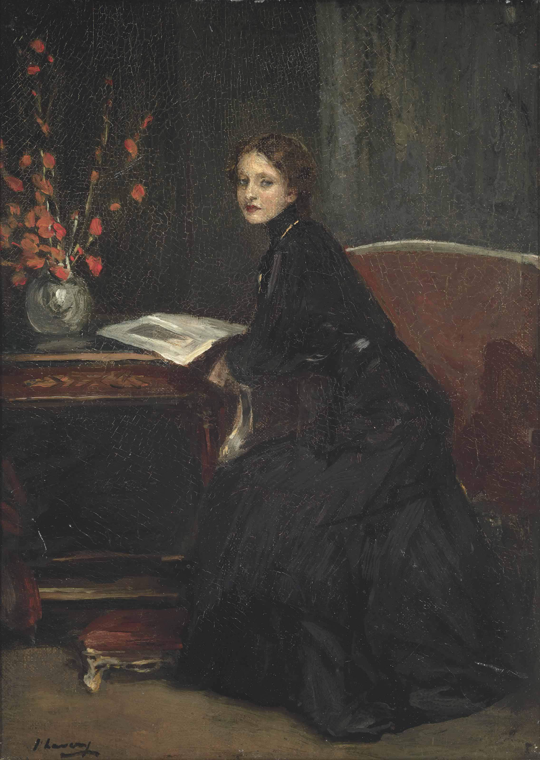 Sir John Lavery — Мэри Блэк-Хокинс читает