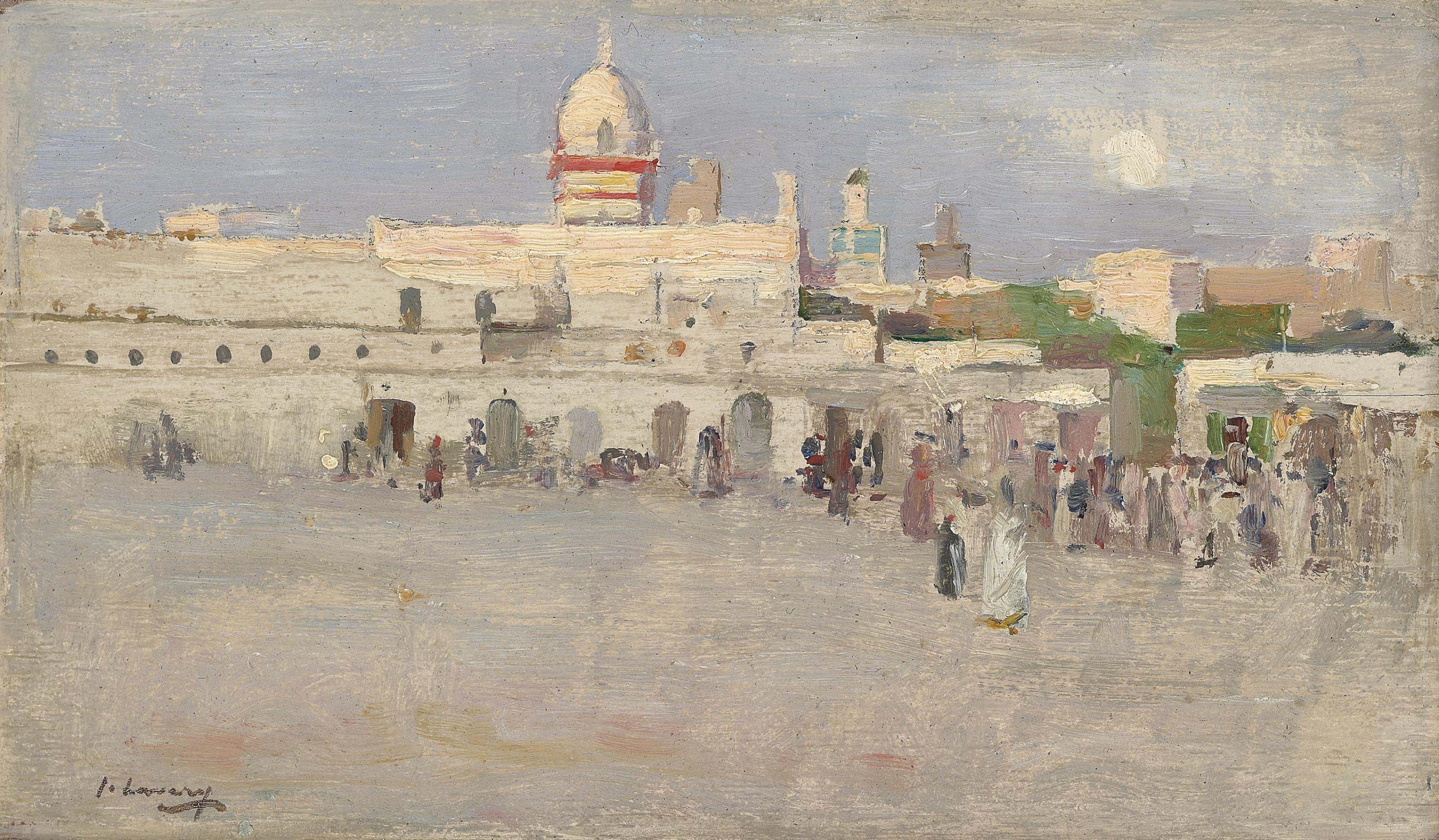 Sir John Lavery — Рыночная площадь, Тетуан
