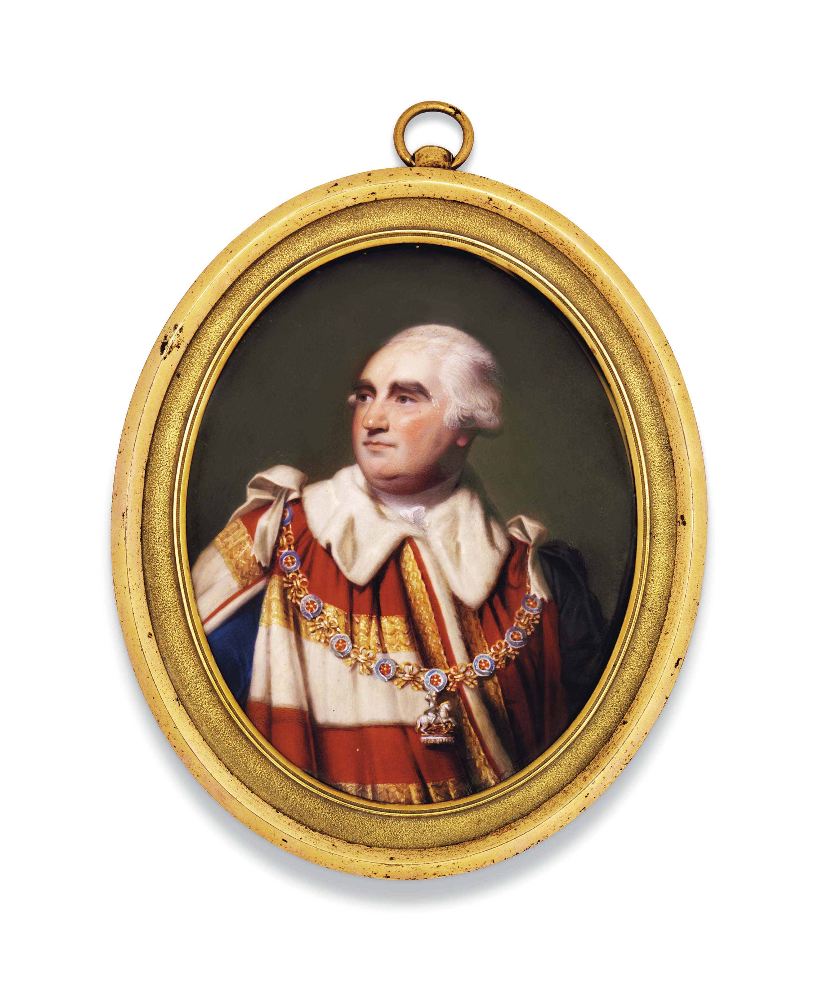 Sir Joshua Reynolds — ГЕНРИ БОУН Р.А. (БРИТАНЕЦ, 1755-1834) В ЧЕСТЬ СЭРА ДЖОШУА РЕЙНОЛЬДСА Р.А. (1723-1792)