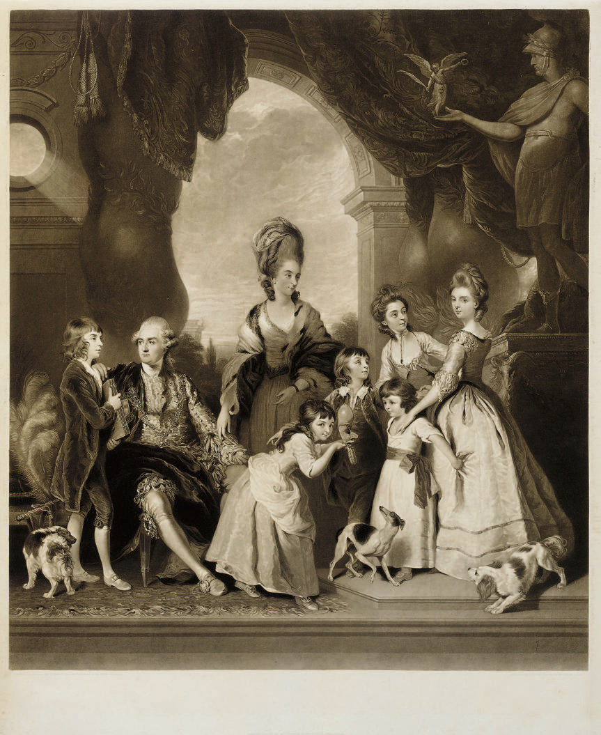 Sir Joshua Reynolds — Семья Мальборо