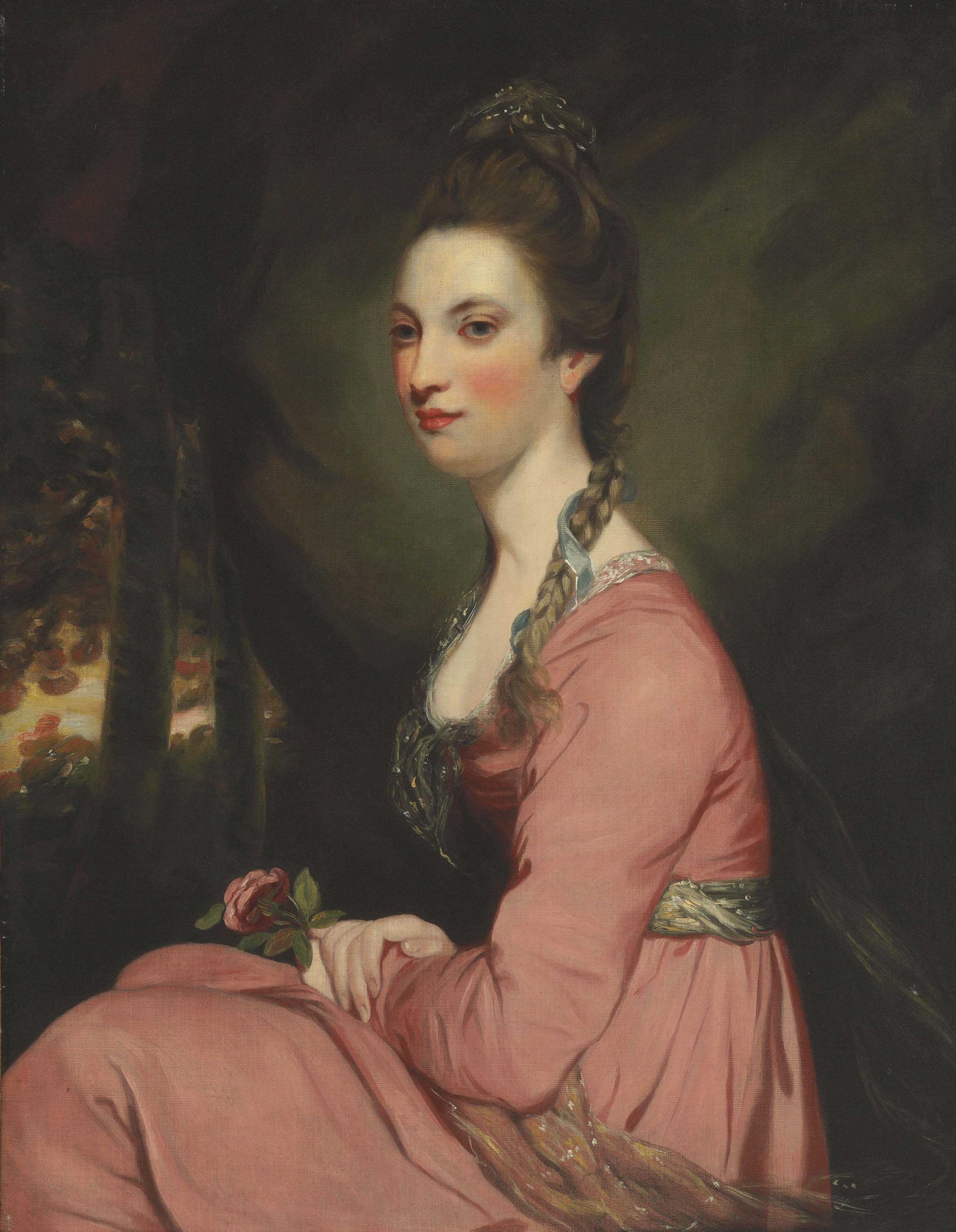 Sir Joshua Reynolds — Портрет дамы в три четверти роста