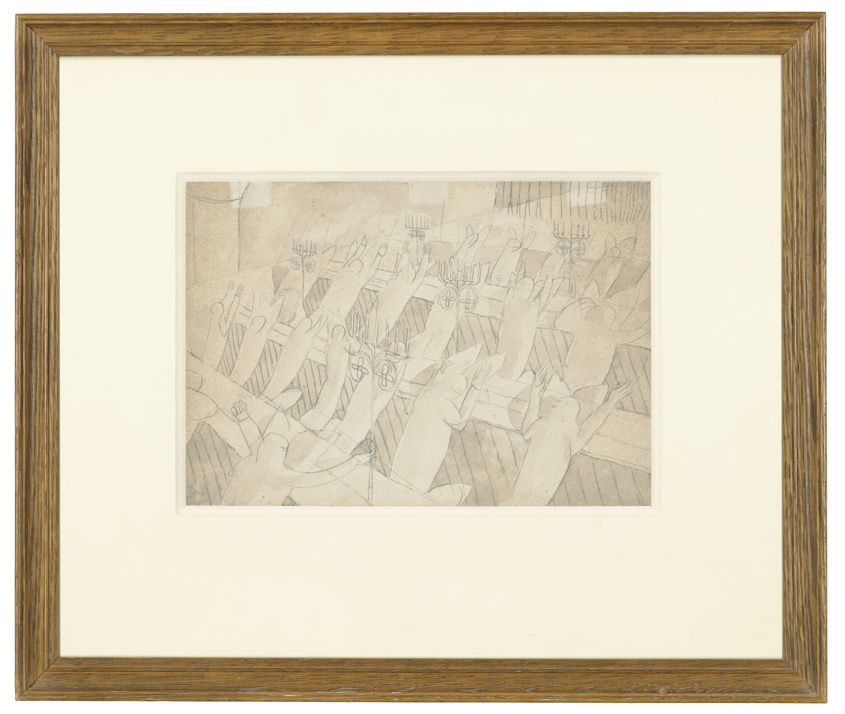 Sir Stanley Spencer — Верующие в церкви, Кукхэм, изображение 2