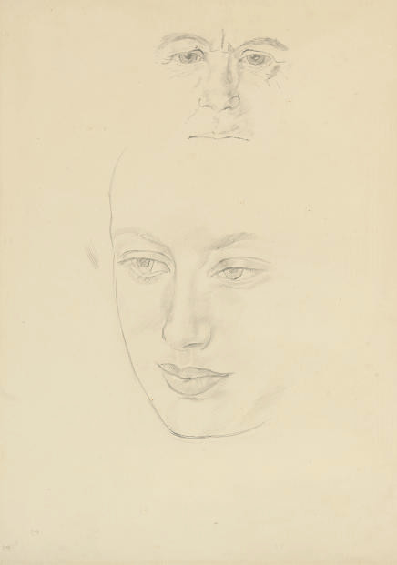 Sir Stanley Spencer — Этюды мужской и женской головы