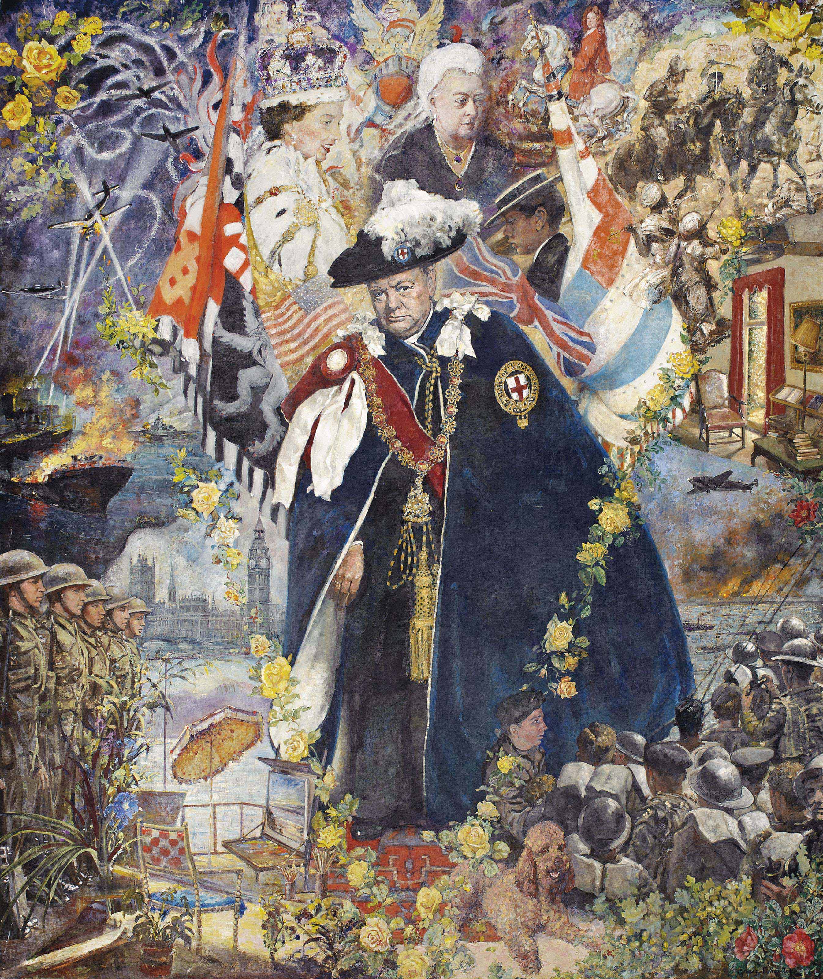 Sir Winston Churchill — ЭДИТ ГРЕЙС УИТЛИ, новозеландка, член Королевской семьи (1888-1970)