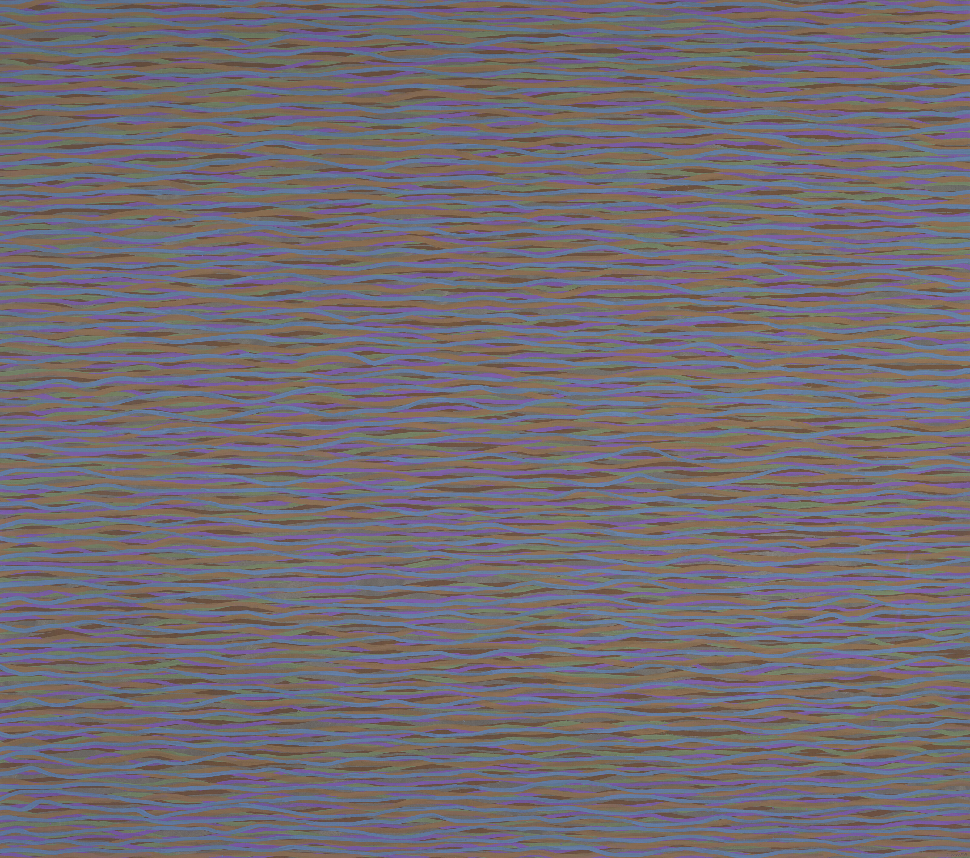Sol LeWitt — Горизонтальные мазки кистью