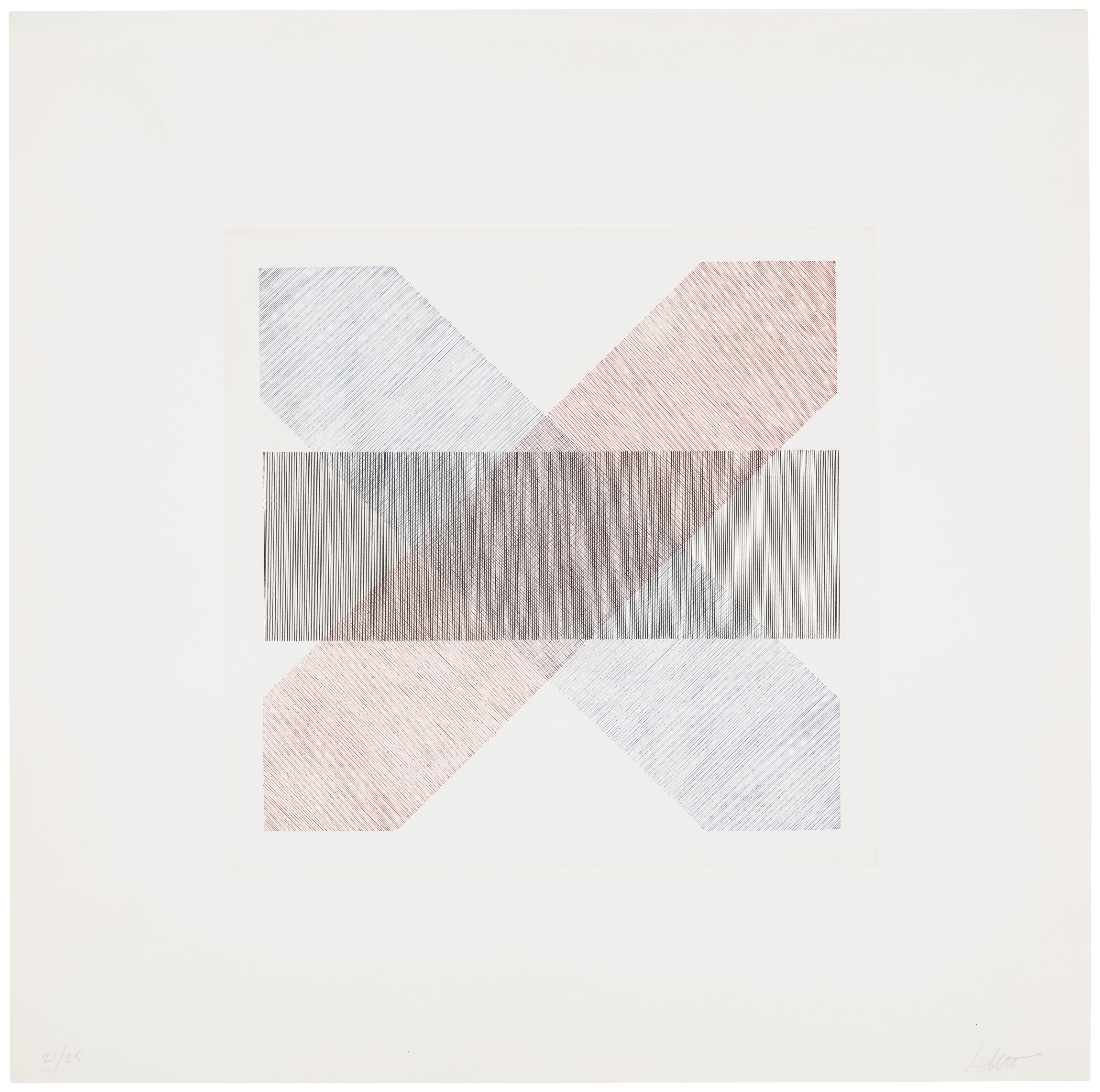 Sol LeWitt — Цветные полосы в четырех направлениях и во всех сочетаниях, изображение 14