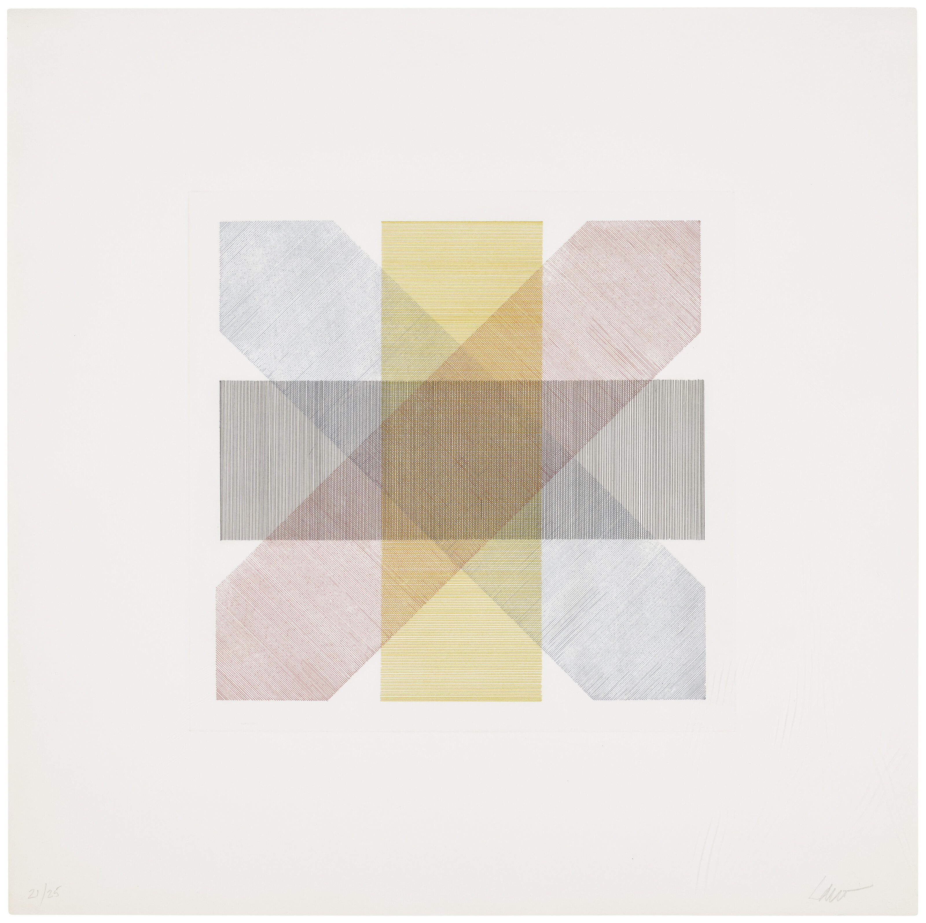 Sol LeWitt — Цветные полосы в четырех направлениях и во всех сочетаниях, изображение 16