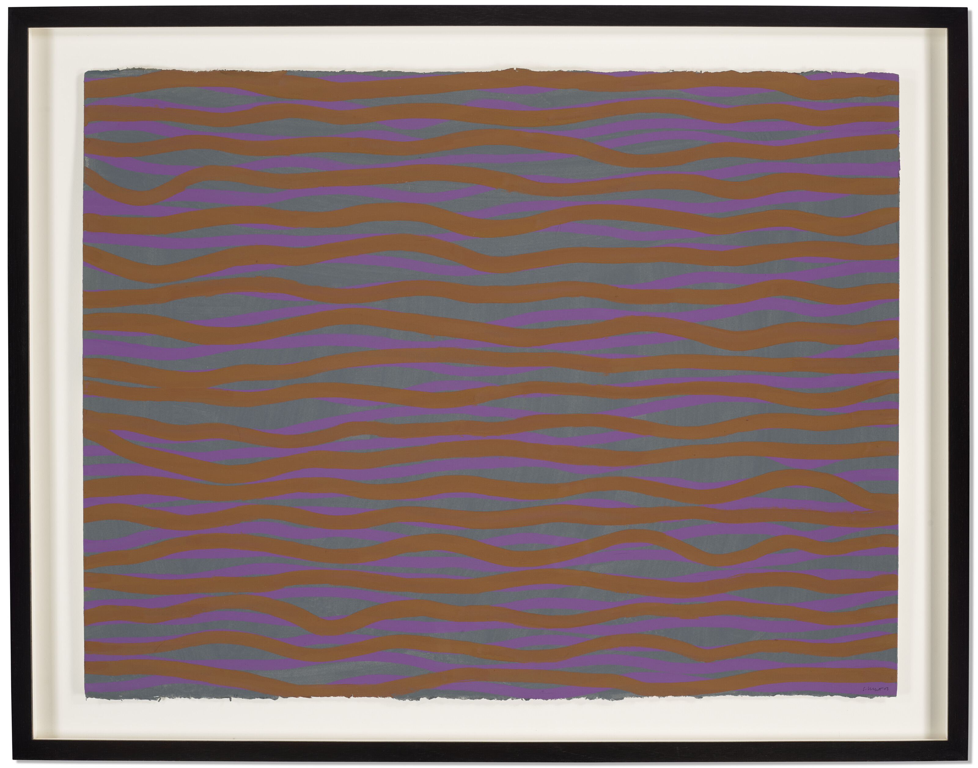 Sol LeWitt — Горизонтальные мазки кистью (более или менее), изображение 2