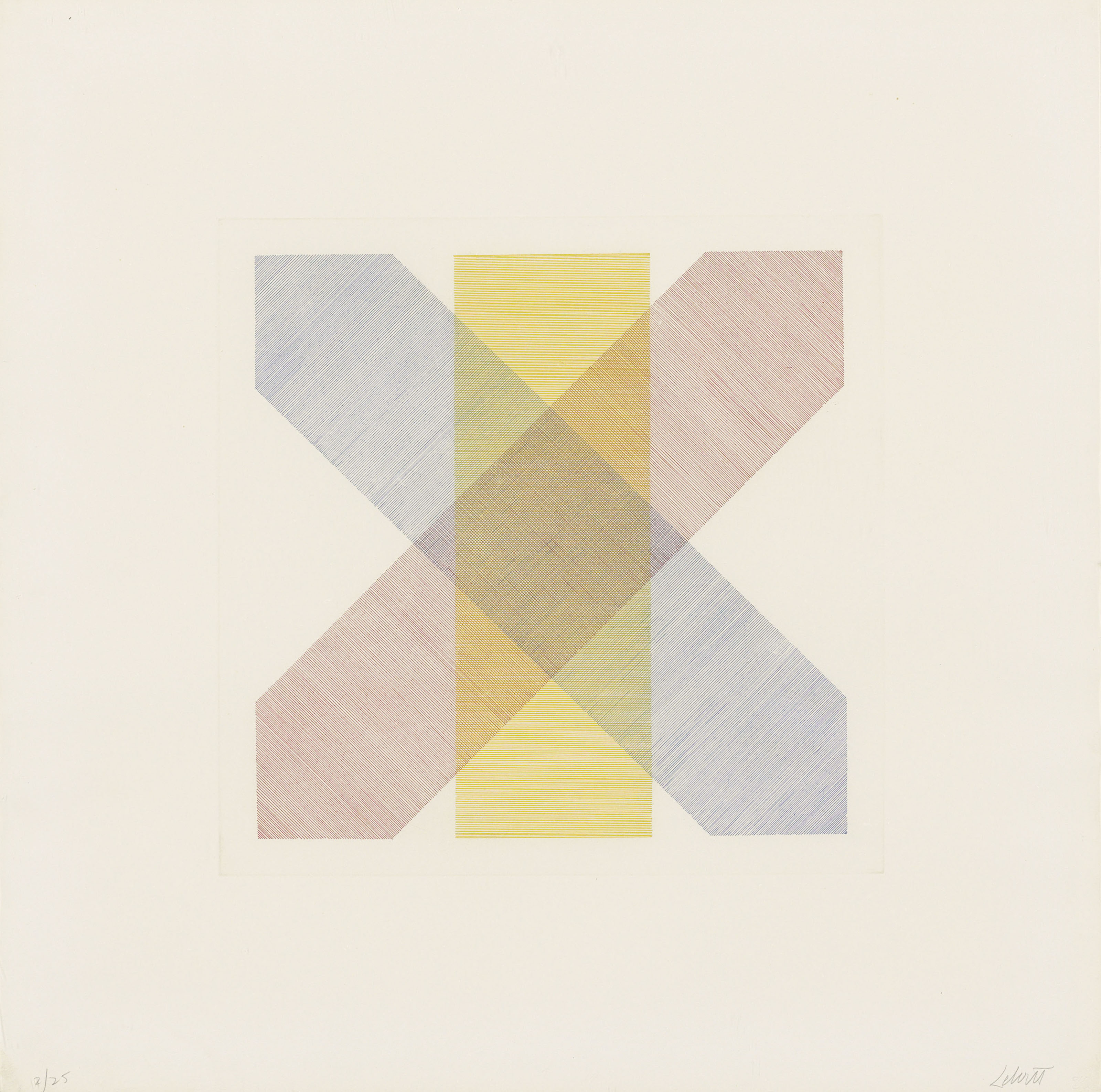 Sol LeWitt — Цветные полосы в четырех направлениях и во всех сочетаниях, изображение 3