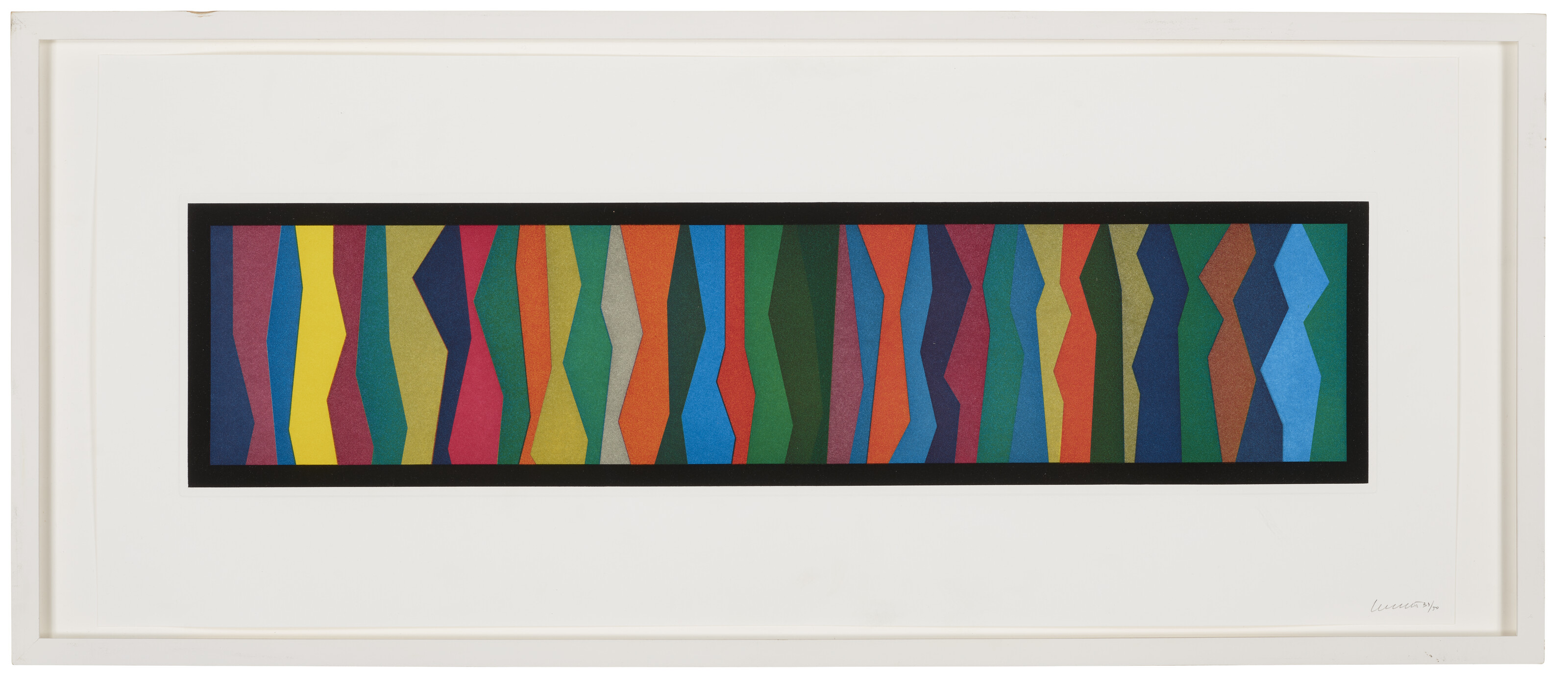 Sol LeWitt — Нерегулярные зигзагообразные полосы, изображение 2