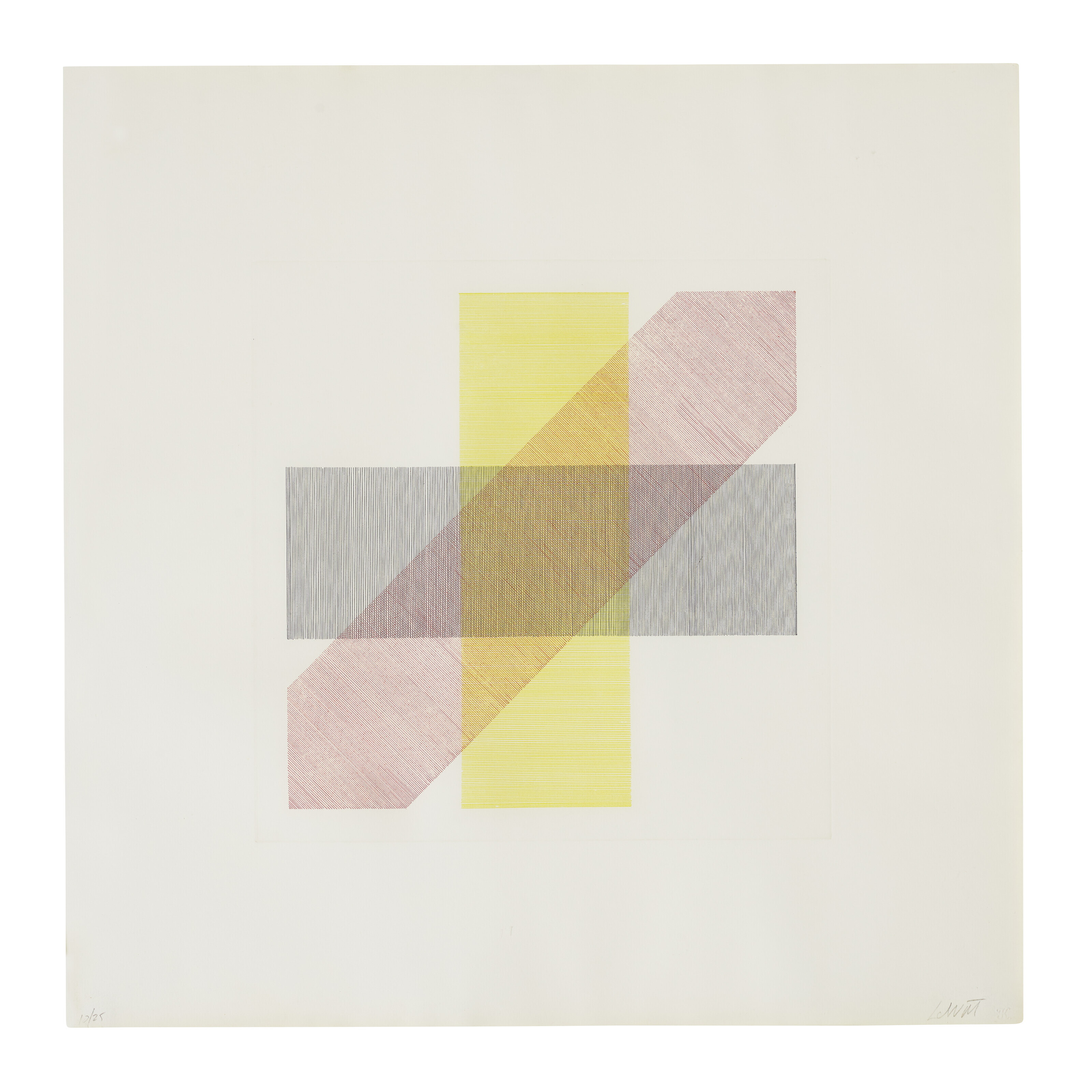 Sol LeWitt — Цветные полосы в четырех направлениях и во всех сочетаниях, изображение 12