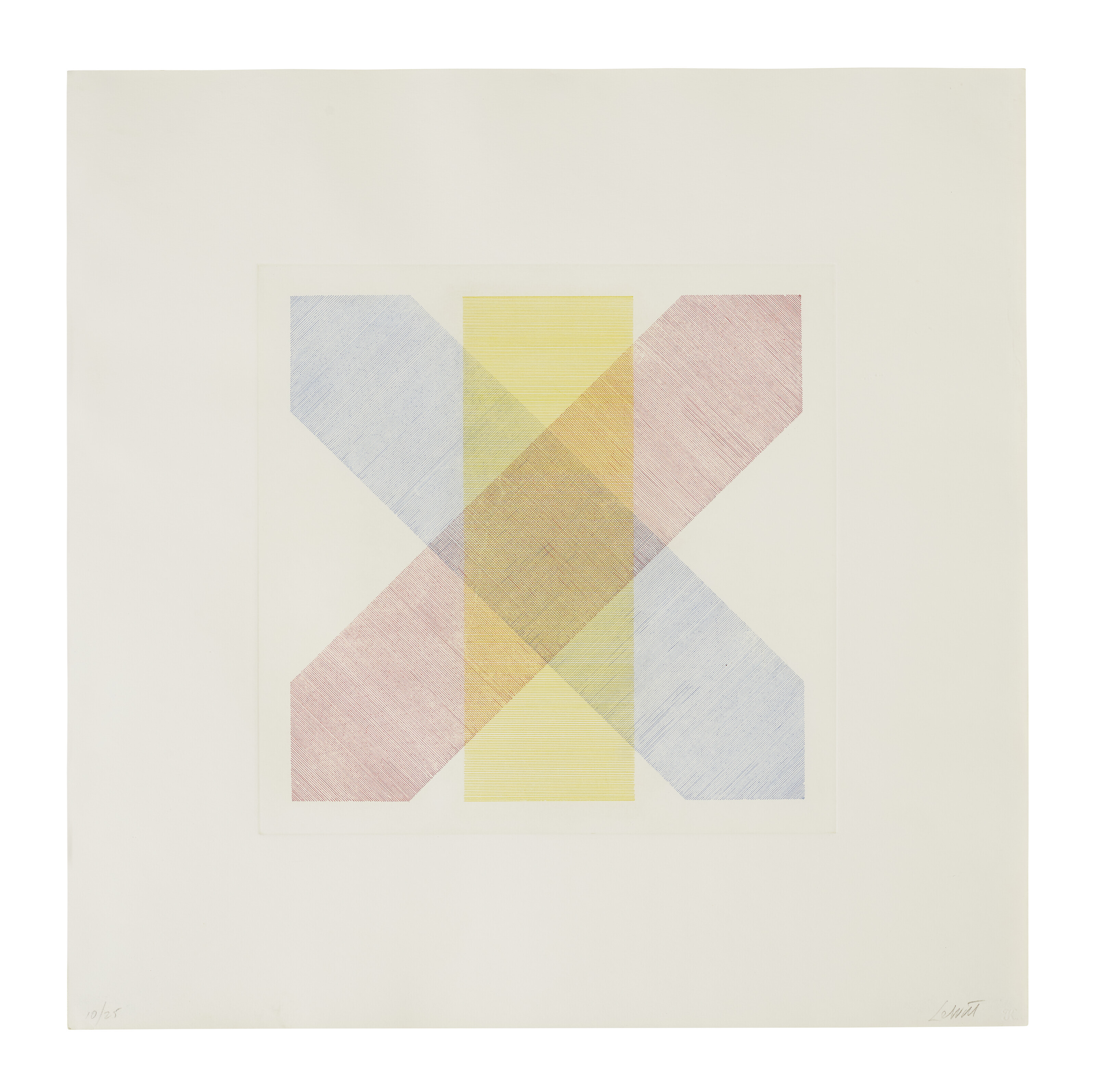 Sol LeWitt — Цветные полосы в четырех направлениях и во всех сочетаниях, изображение 15