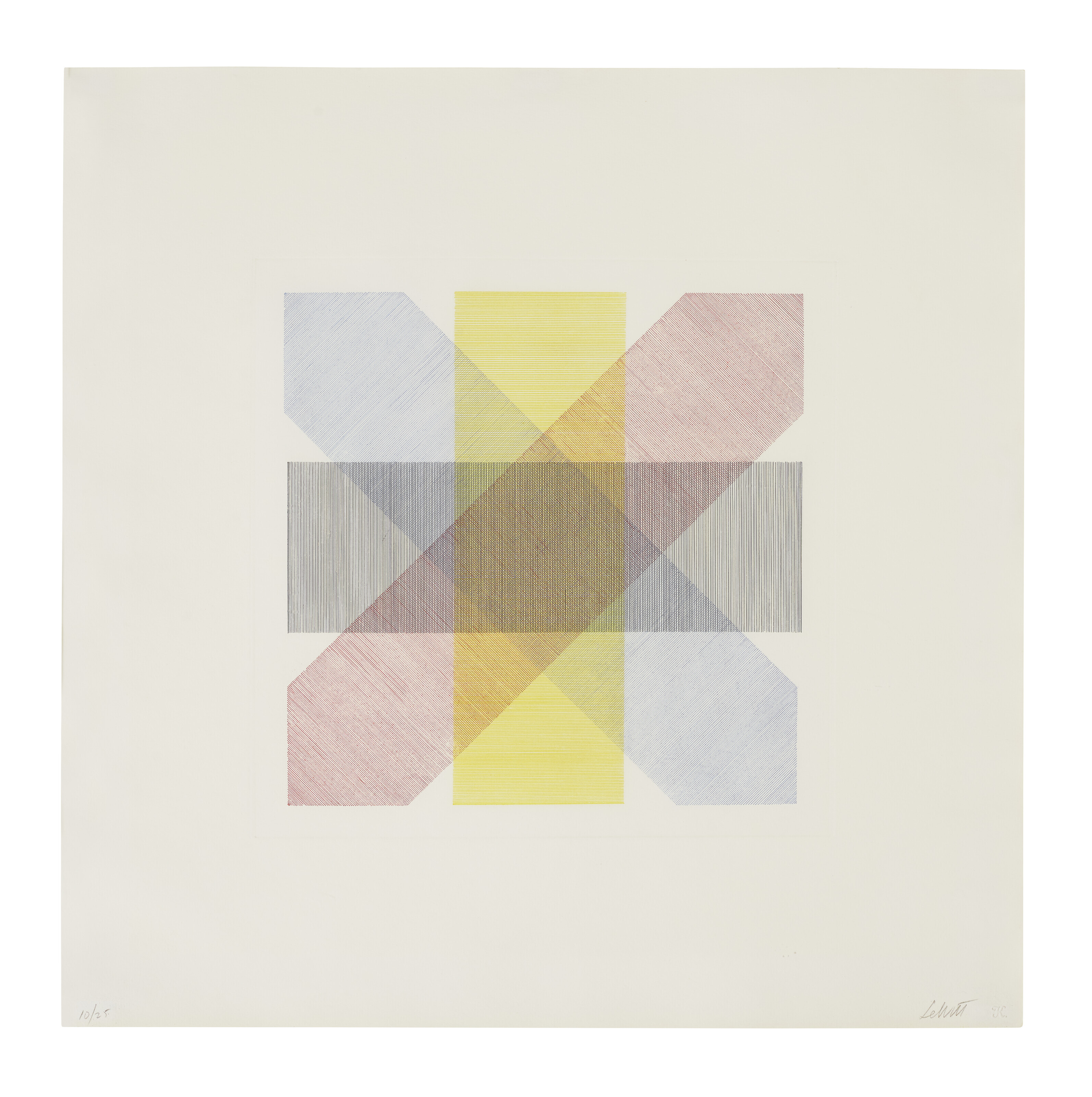 Sol LeWitt — Цветные полосы в четырех направлениях и во всех сочетаниях, изображение 16