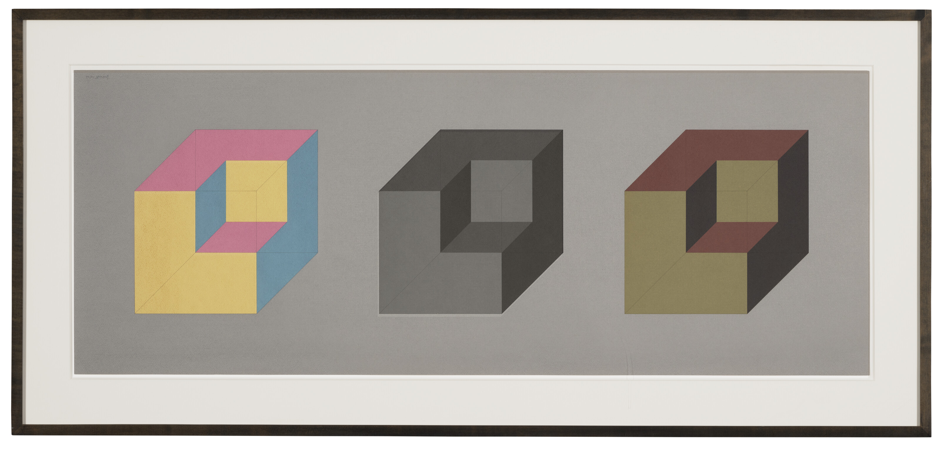 Sol LeWitt — Формы, полученные из цветного куба (простые и наложенные друг на друга), черного и серого цветов, изображение 6