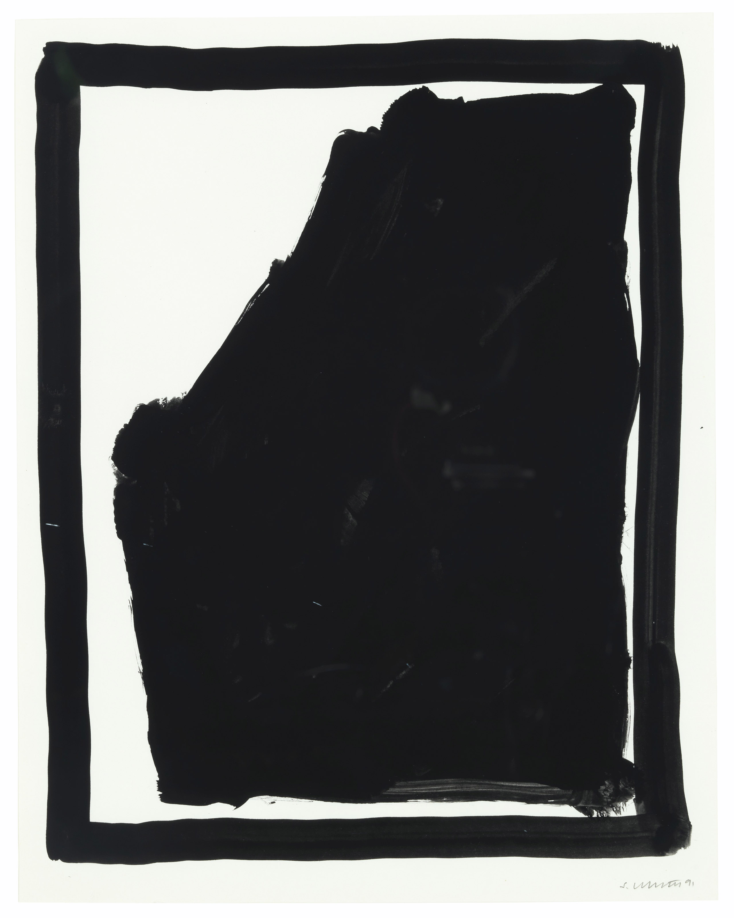 Sol LeWitt — Черная гуашь, изображение 2