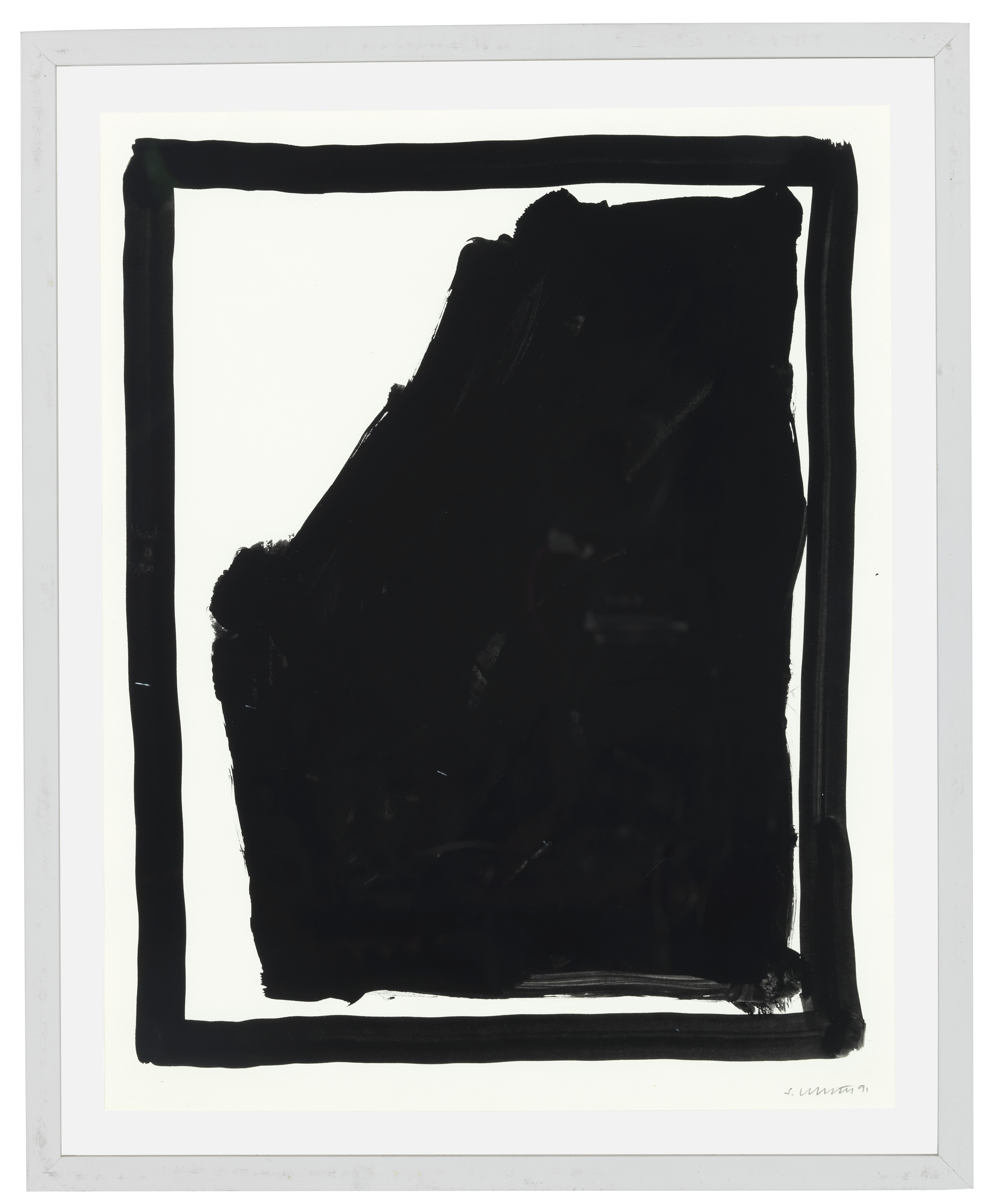 Sol LeWitt — Черная гуашь, изображение 3
