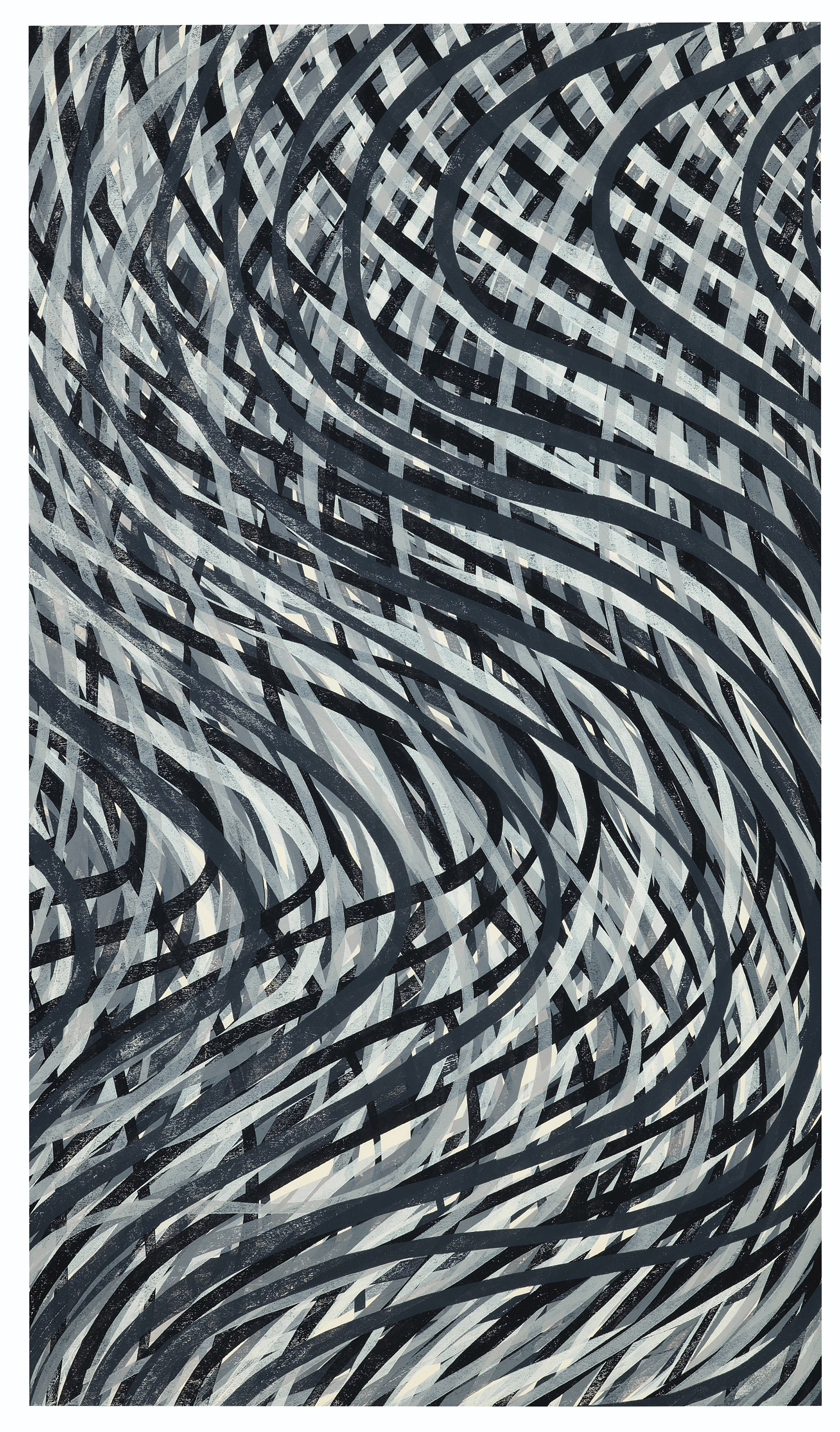 Sol LeWitt — Волнистые линии (цветные), изображение 2