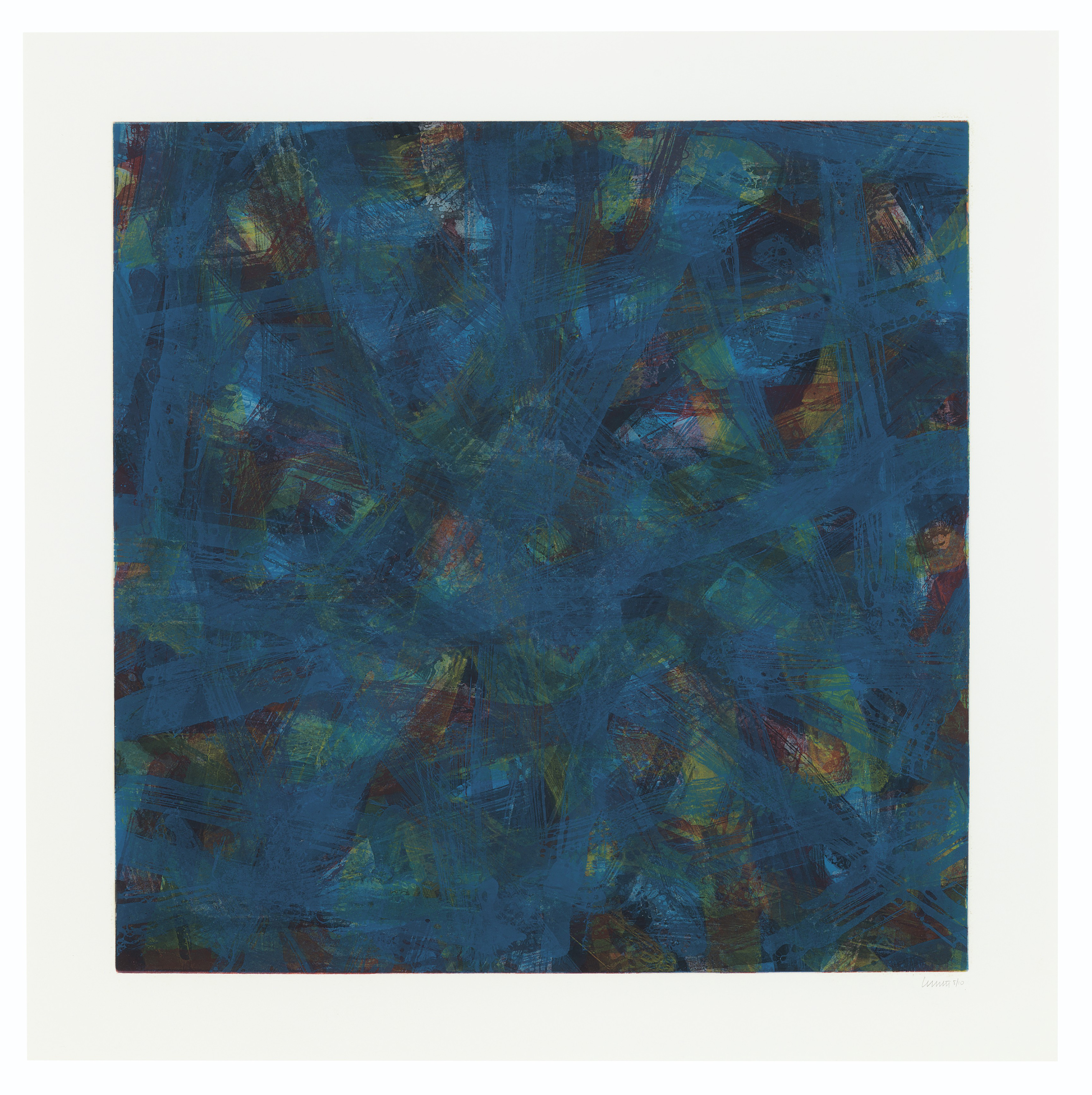 Sol LeWitt — Прямые мазки кистью пяти цветов во всех направлениях, изображение 2