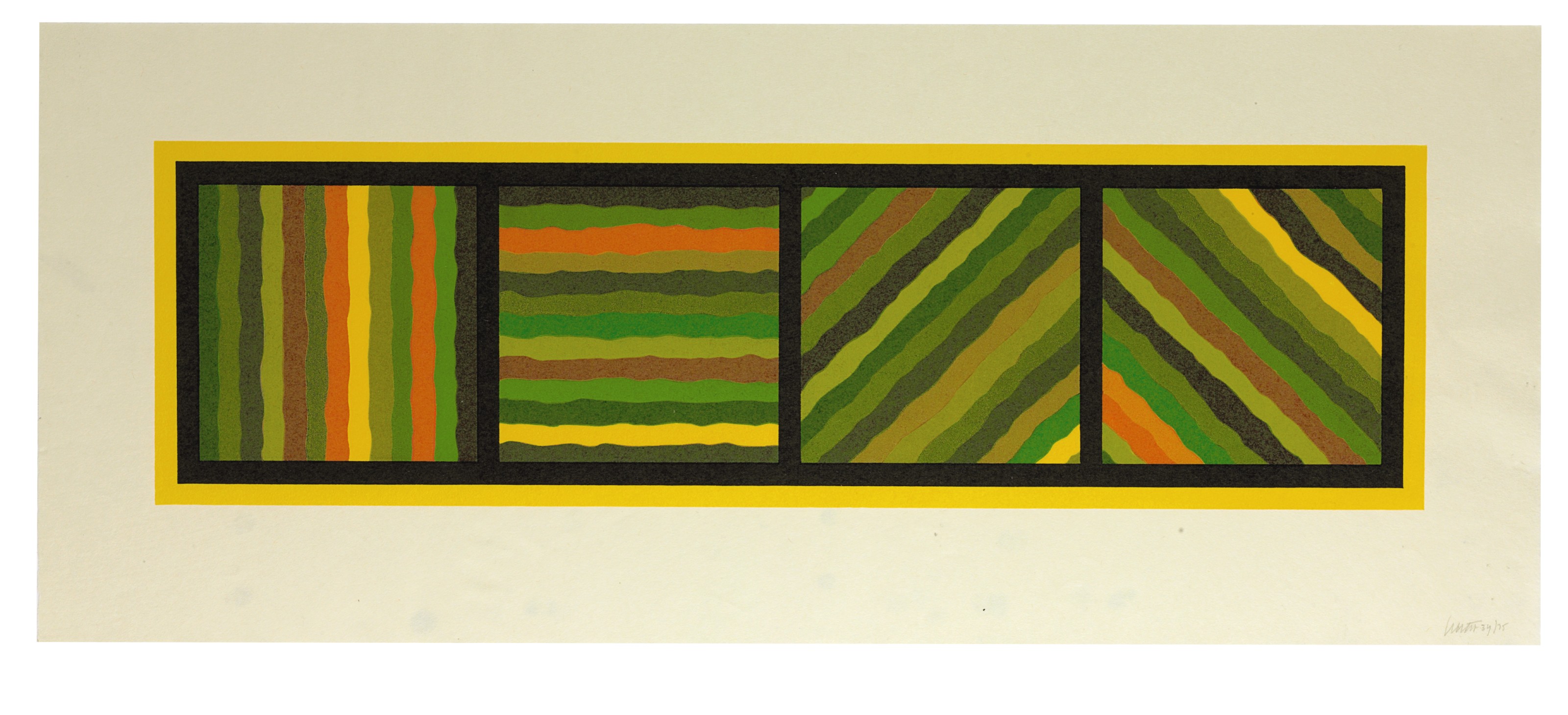 Sol LeWitt — Полосы (не прямые) в четырех направлениях, изображение 3