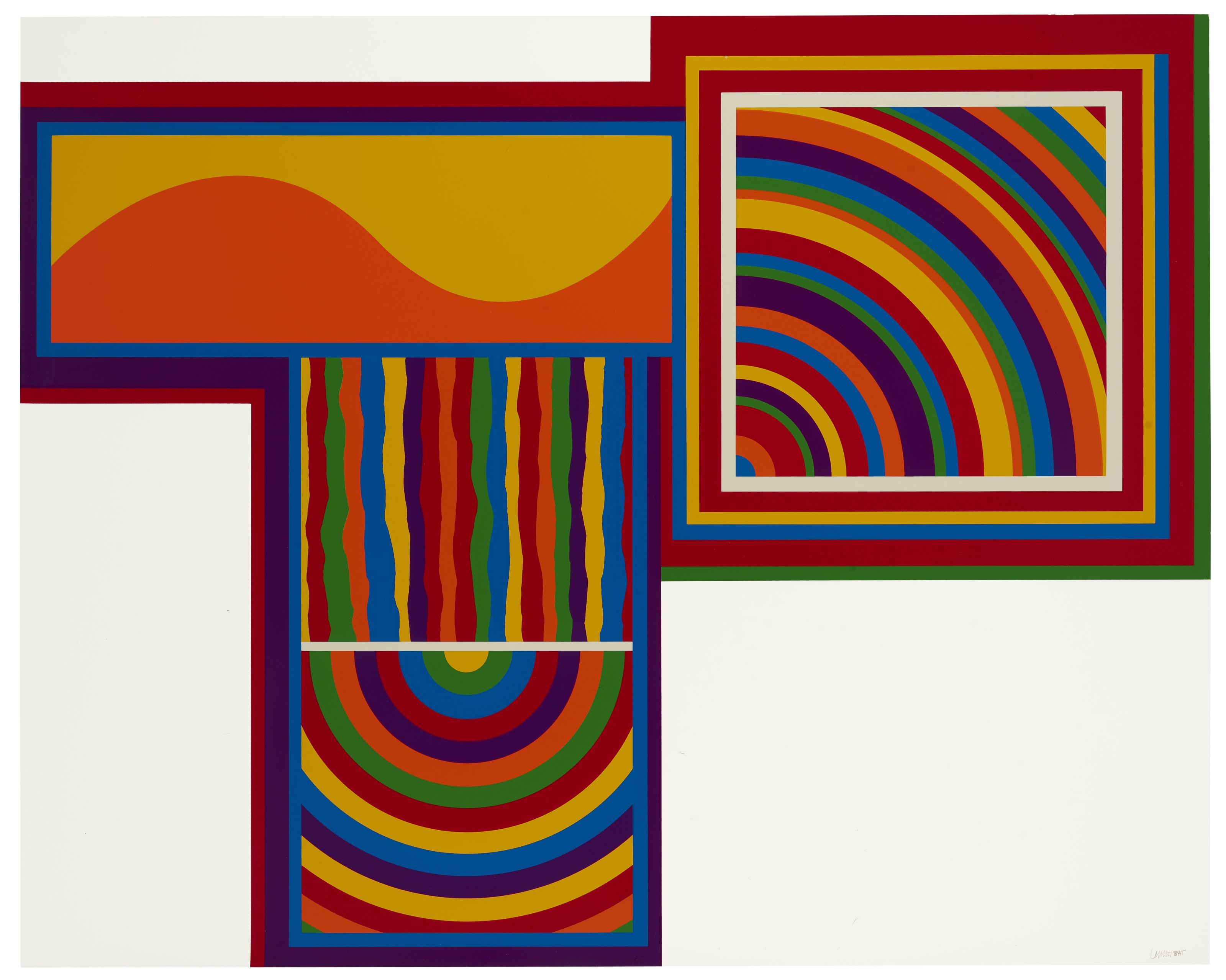 Sol LeWitt — Дуги и полосы разных цветов: три принта, изображение 3