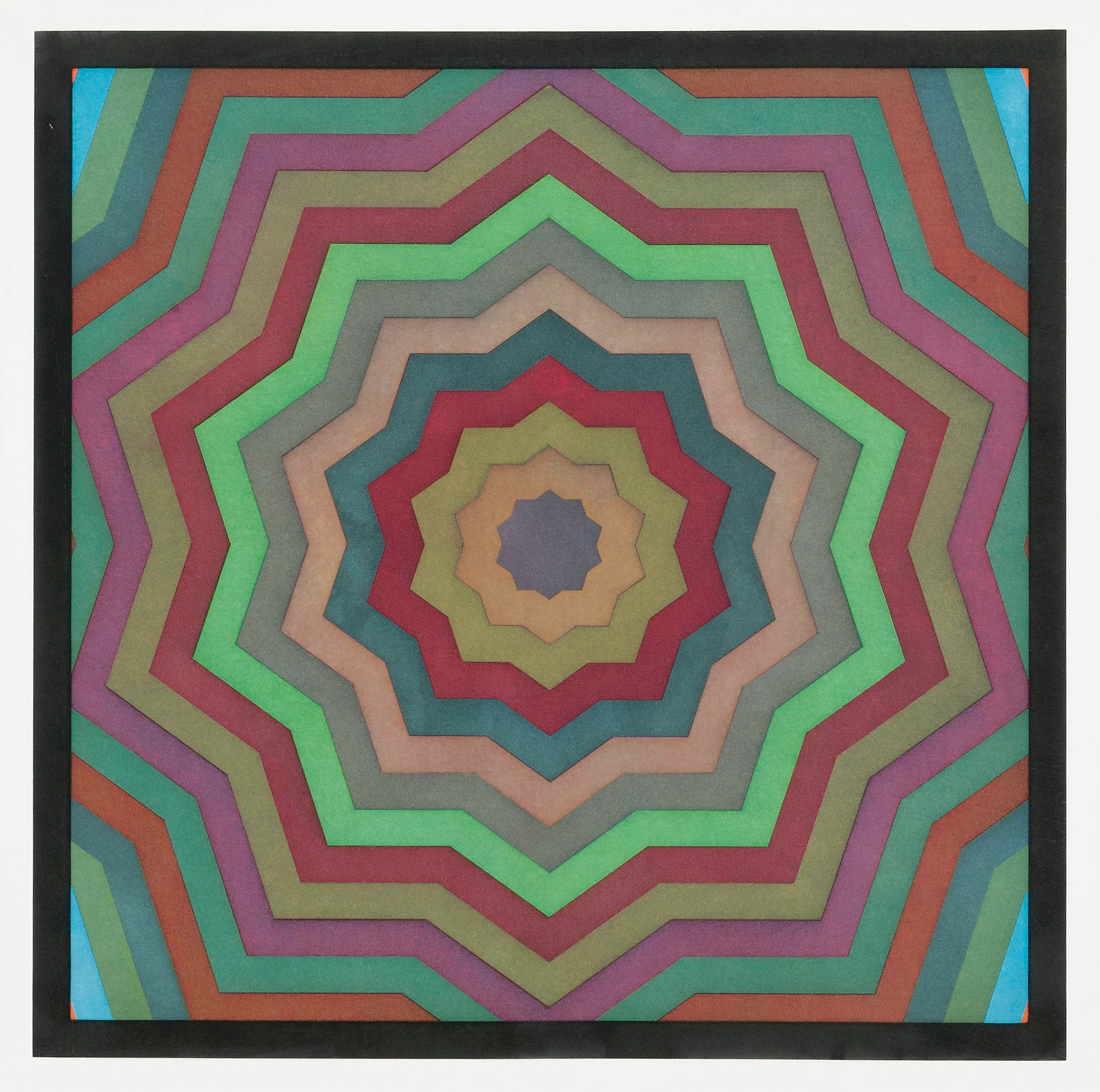 Sol LeWitt — Две пластины из: Звезд с цветными полосами, изображение 3