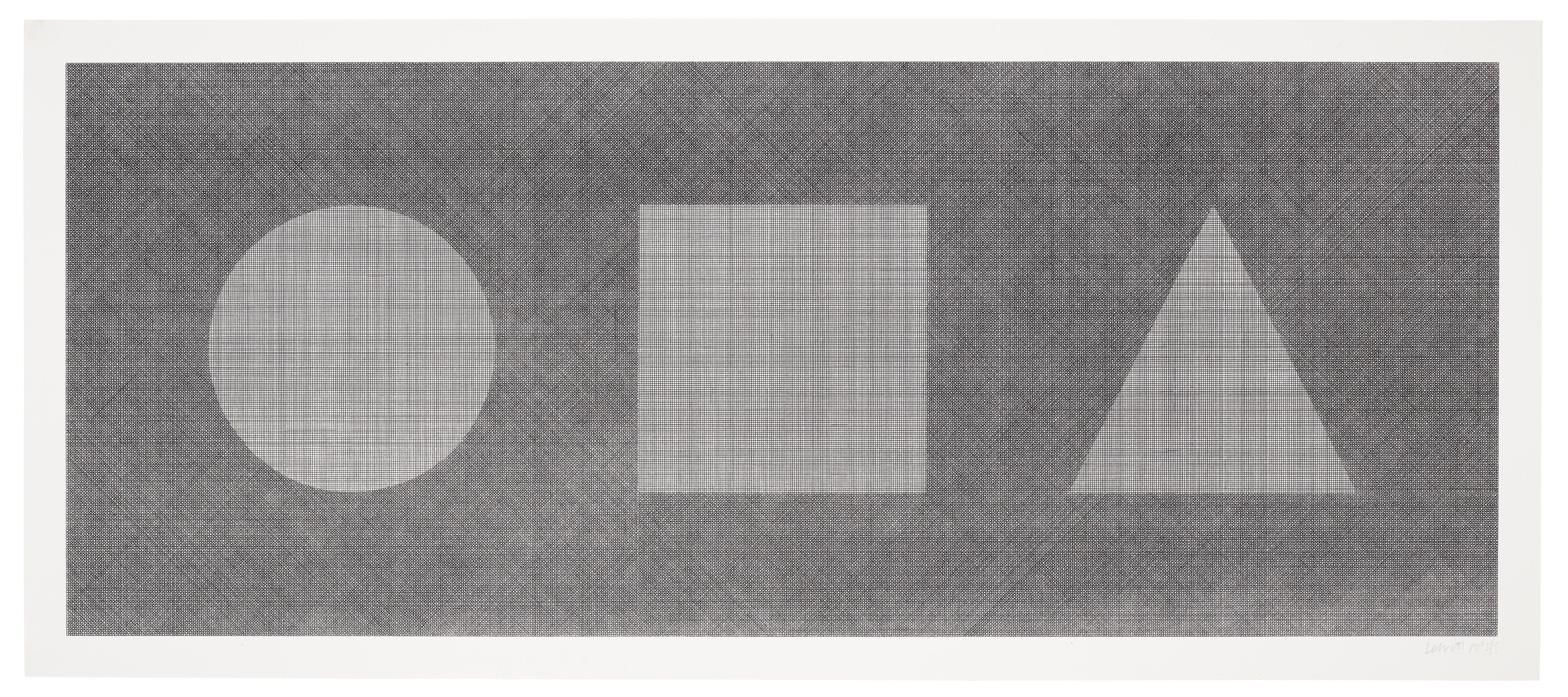 Sol LeWitt — Шесть геометрических фигур и все их комбинации : 20 принтов, изображение 2