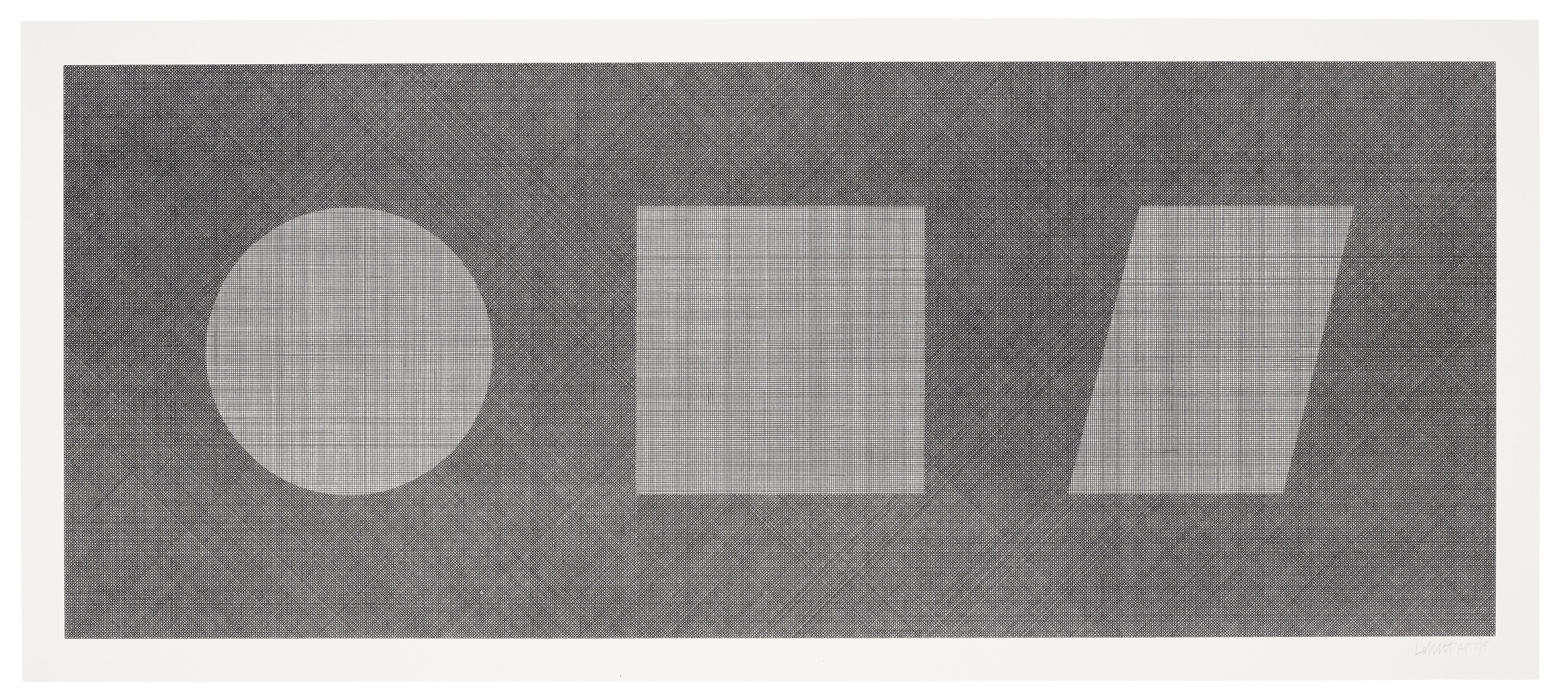 Sol LeWitt — Шесть геометрических фигур и все их комбинации : 20 принтов, изображение 5