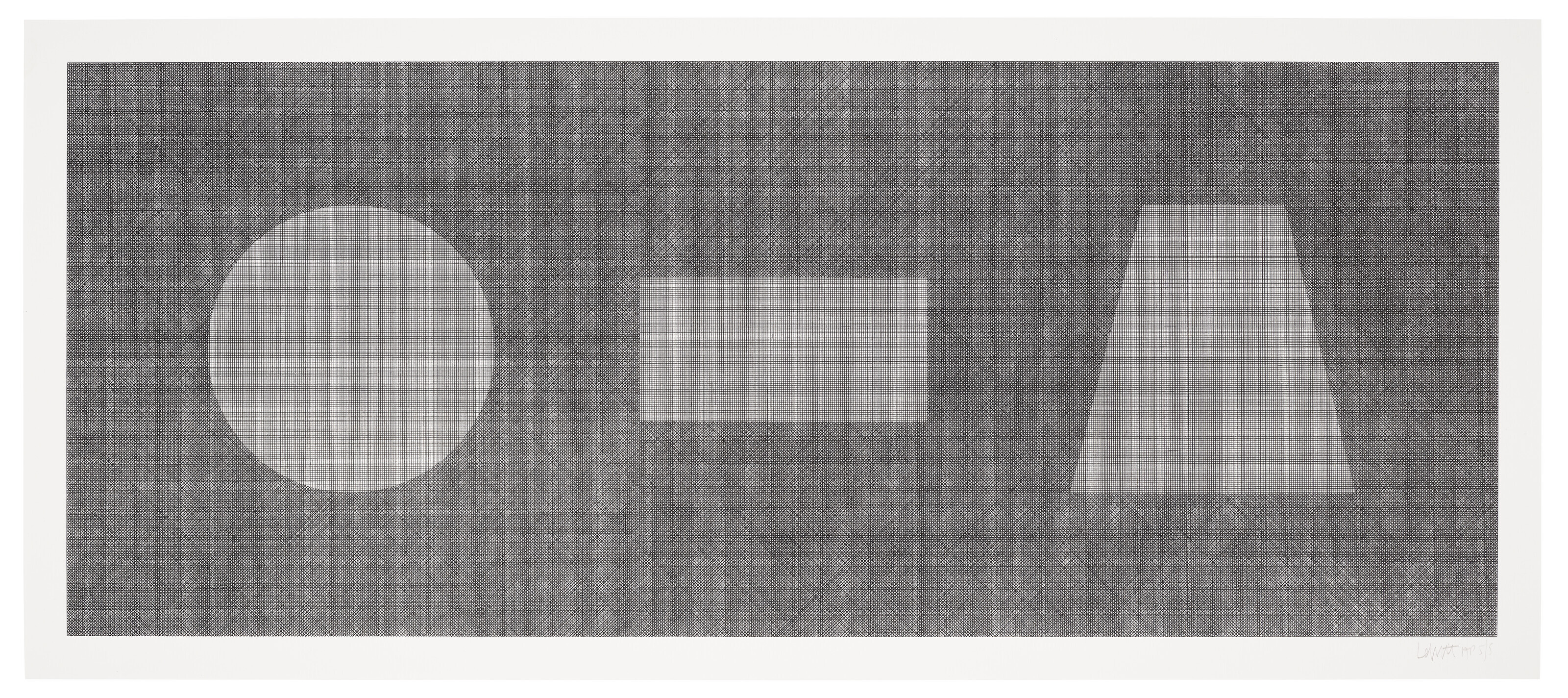 Sol LeWitt — Шесть геометрических фигур и все их комбинации : 20 принтов, изображение 9