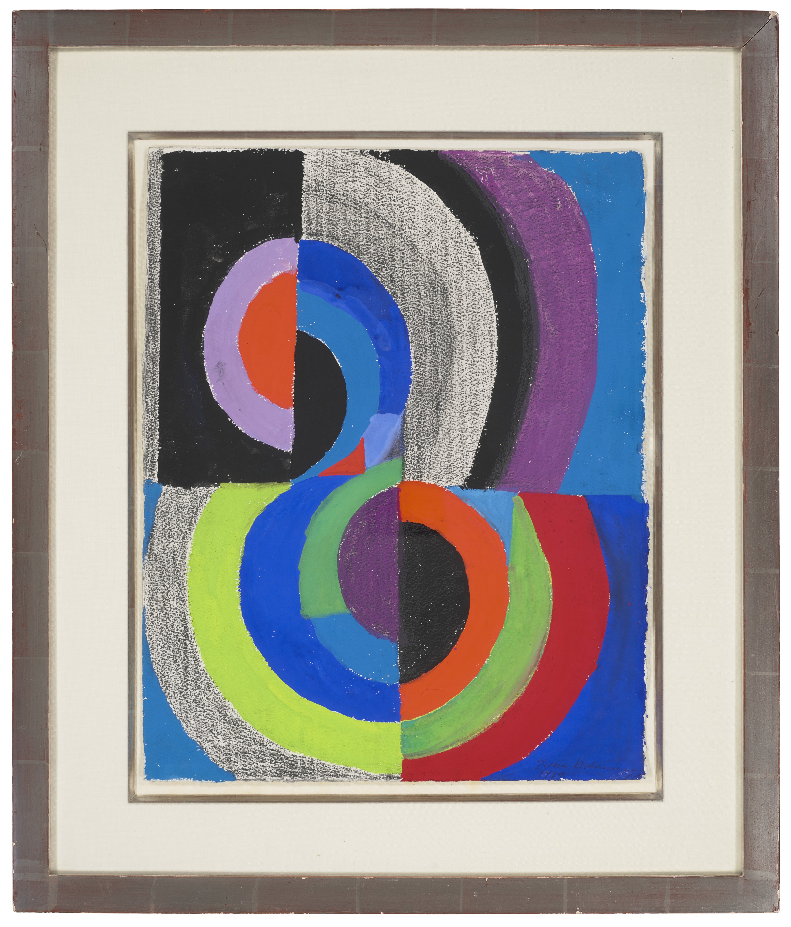Sonia Delaunay — Ритмический кружок № 1667, изображение 2