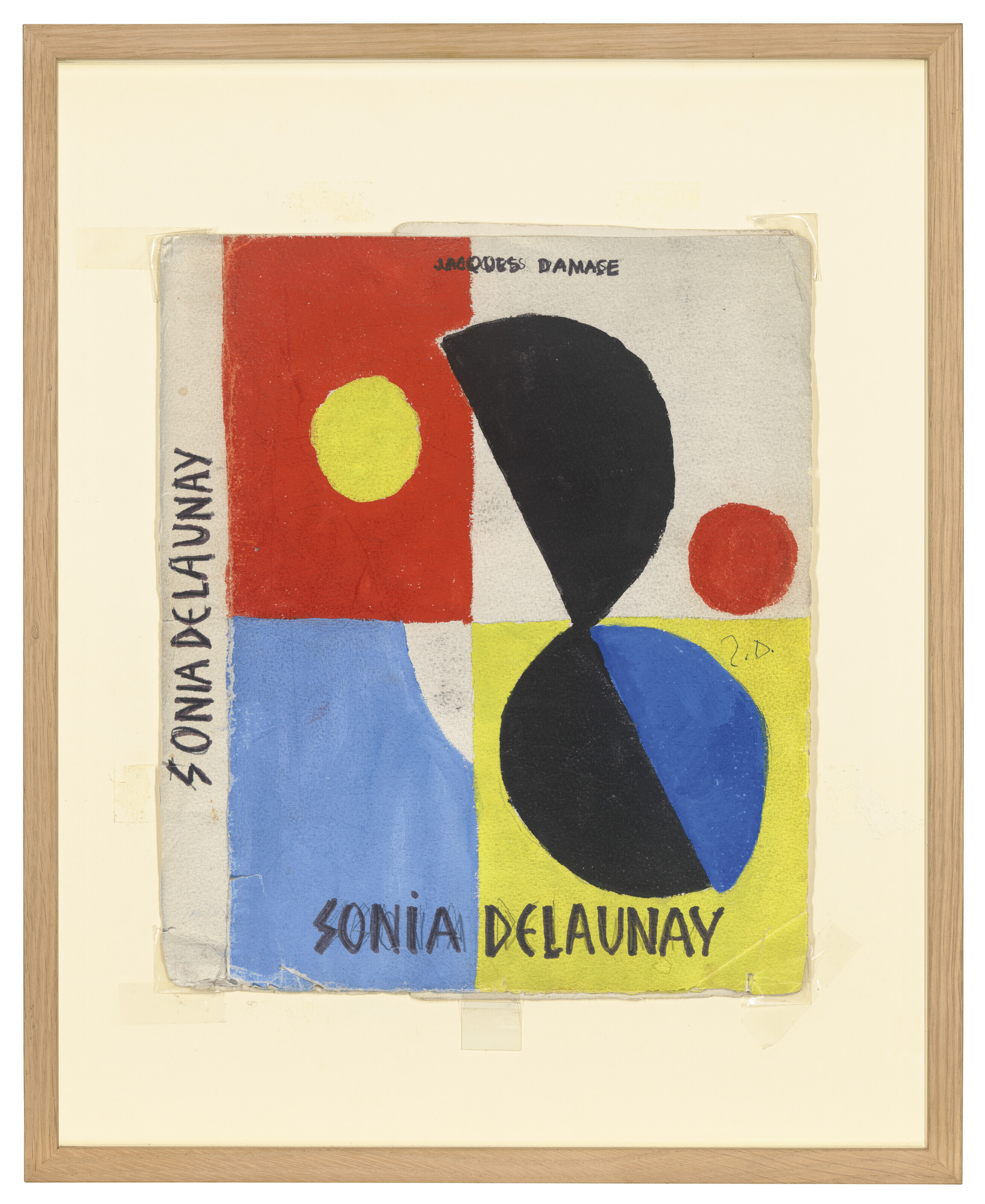 Sonia Delaunay — Ритмический кружок; Проект Кувертюры, изображение 2