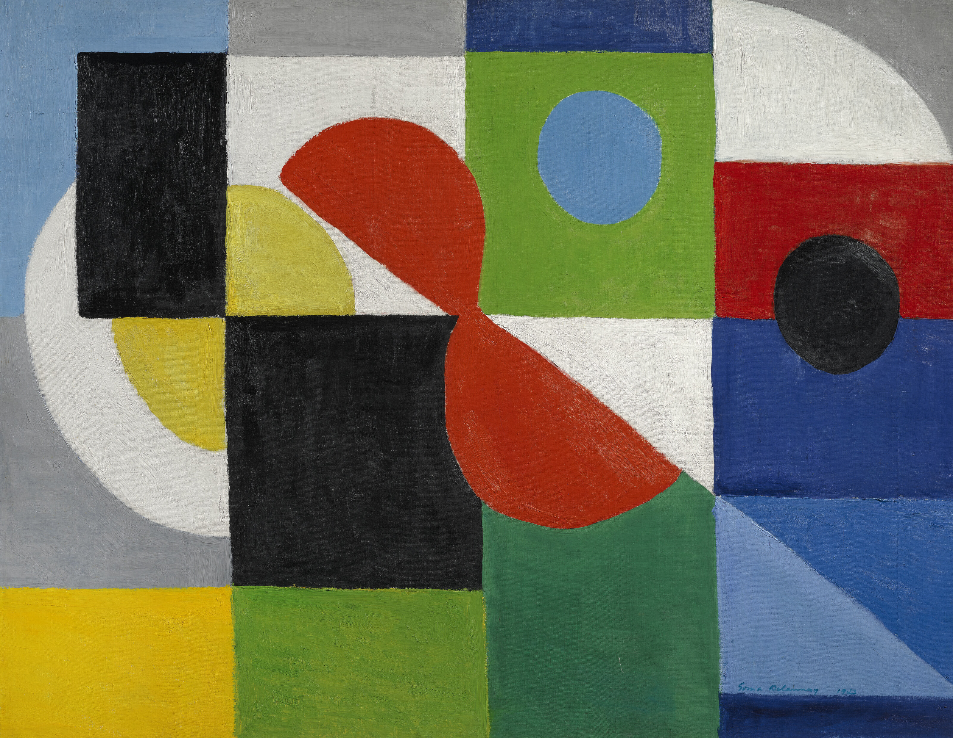 Sonia Delaunay — Ритм-кружок (№ 132)