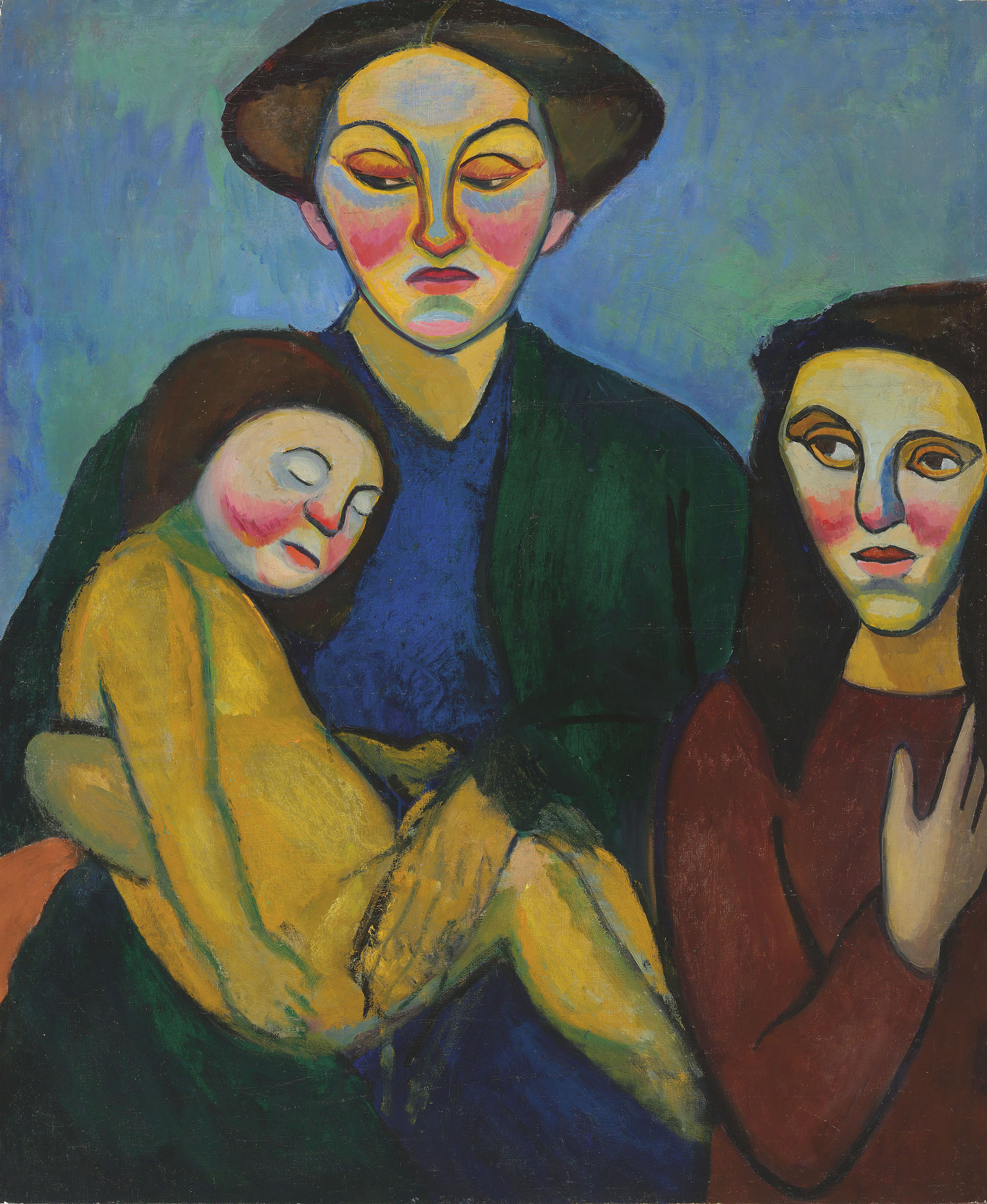 Sonia Delaunay — Двое женщин и один ребенок