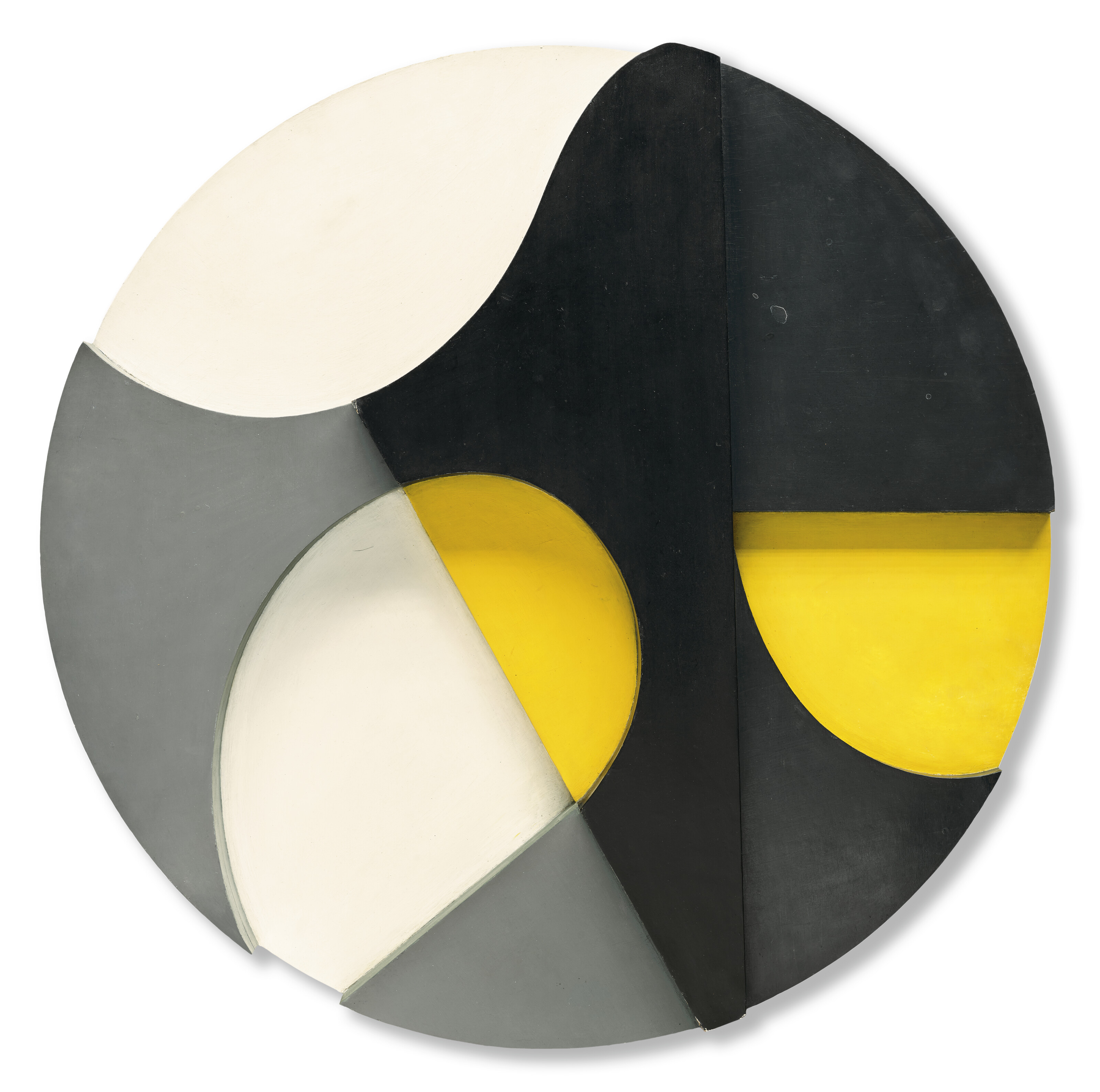 Sophie Taeuber-Arp — Рельеф, выполненный в стиле quatre hauteurs, элементы courbes, coupant(ы), cassant(ы)