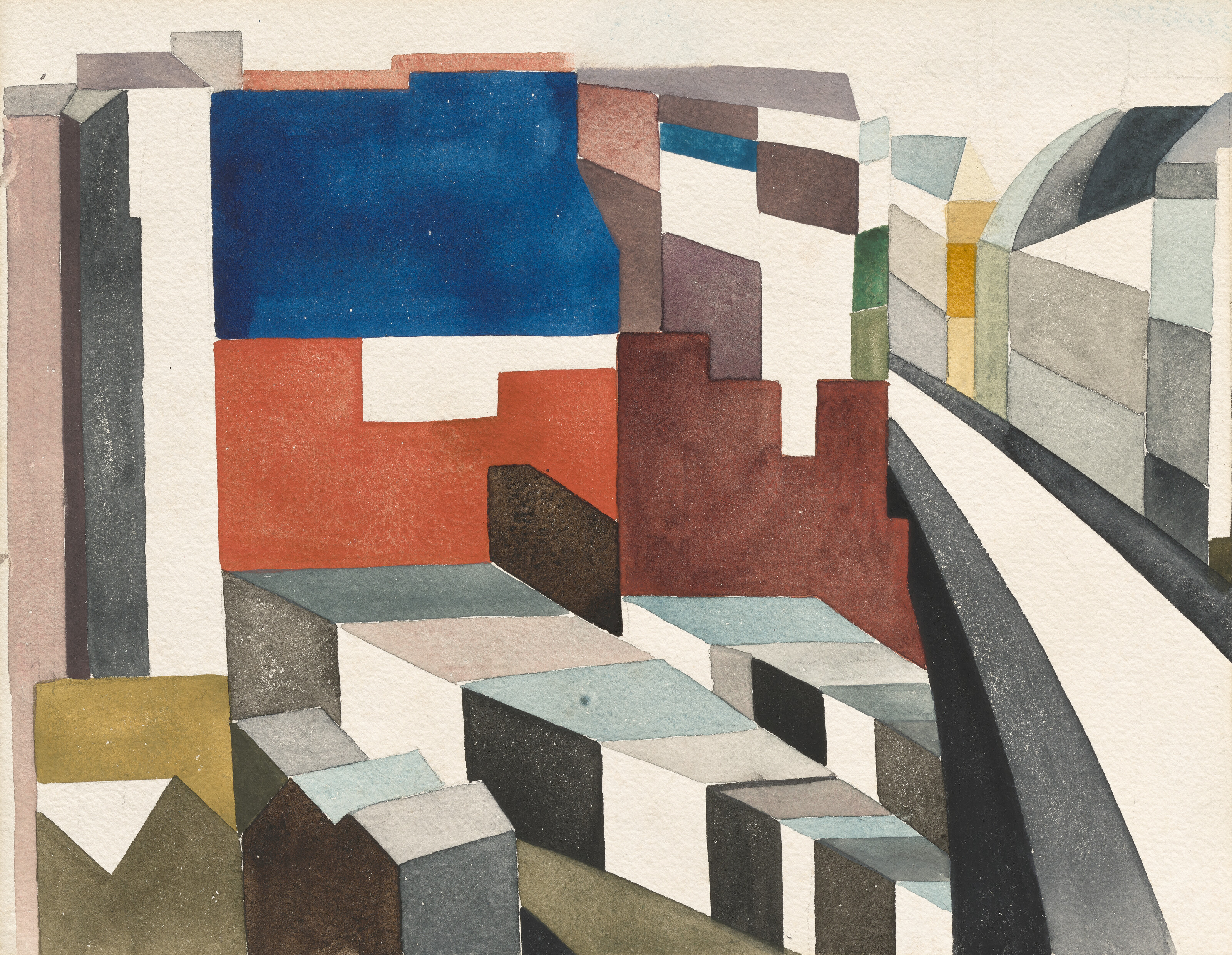Sophie Taeuber-Arp — Париж, площадь Монмартр