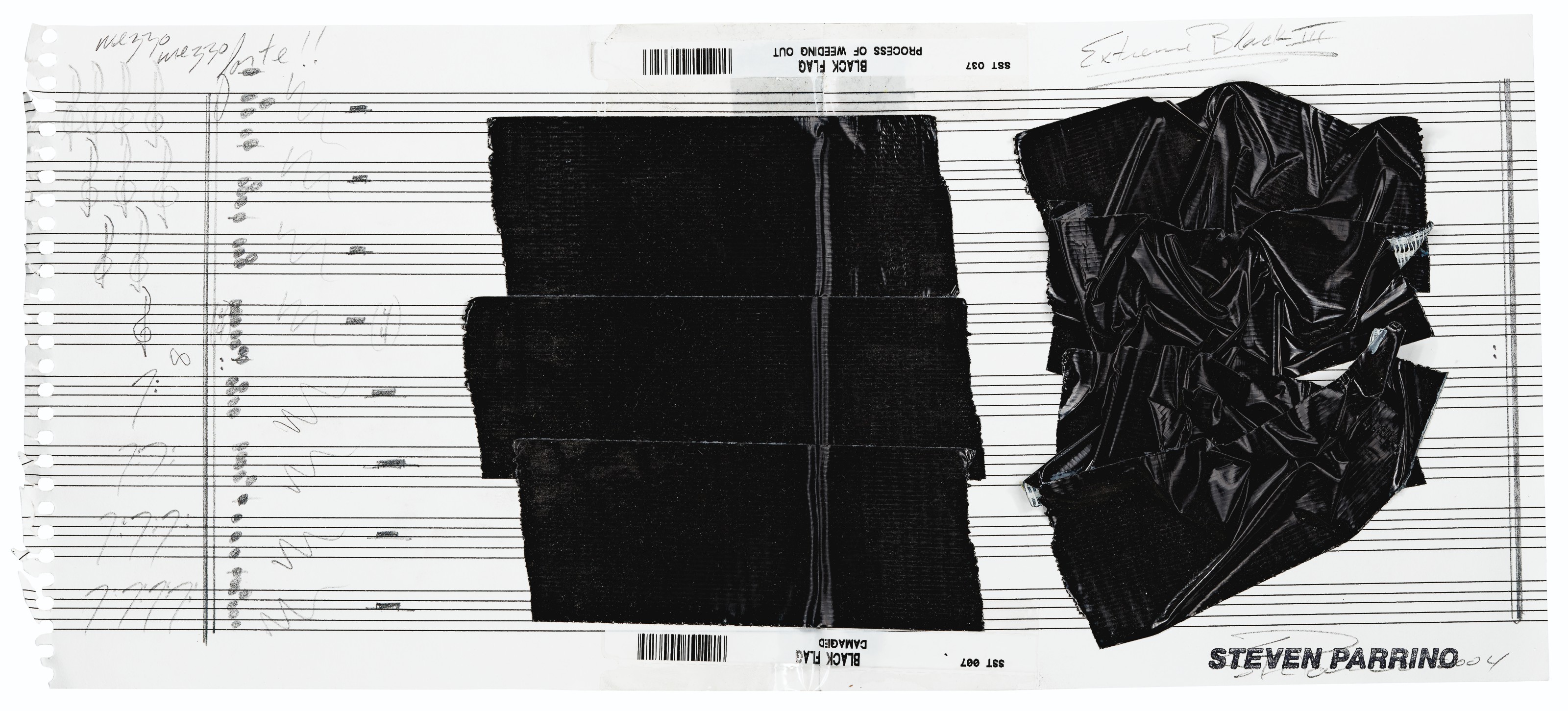 Steven Parrino — Экстремальный Черный III