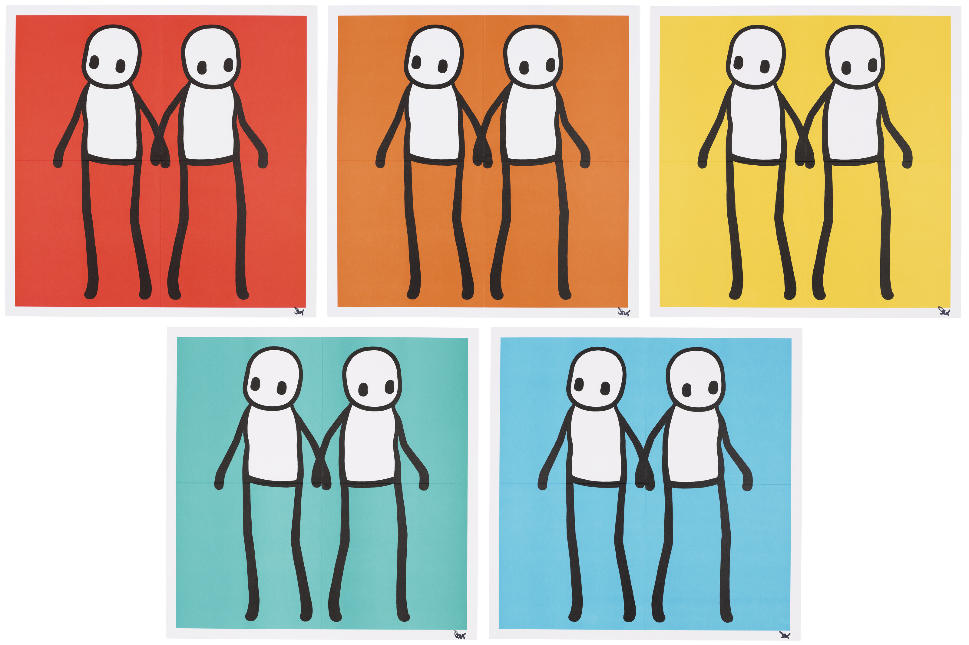 Stik — Держась за руки (Красный, Оранжевый, Желтый, Бирюзовый и синий)